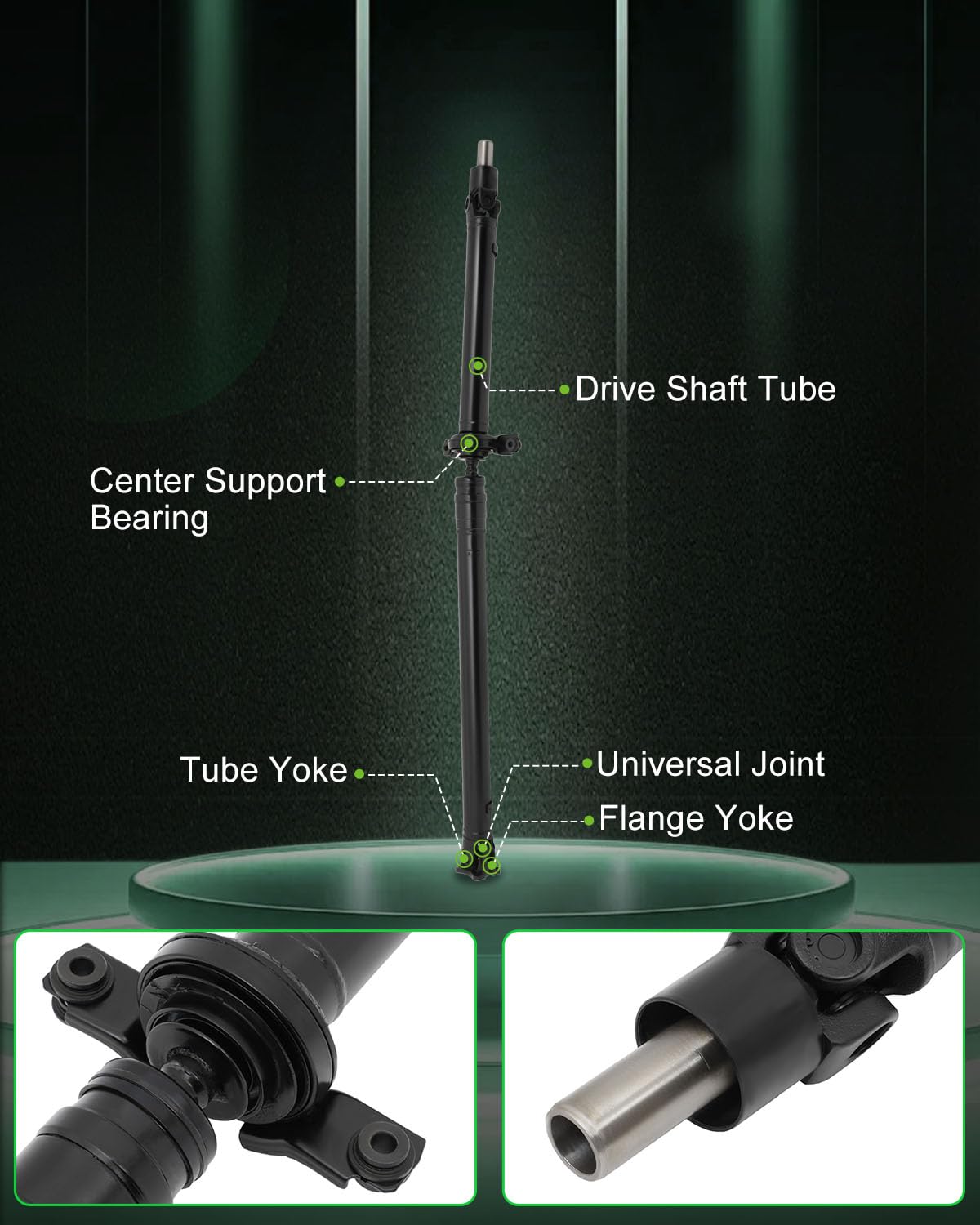 Scitoo 62.25'' Rear Drive Shaft Assembly Propeller Shaft Compatible For Subaru Legacy 1996-1999, Outback 2001-2004, Baja 2003-20