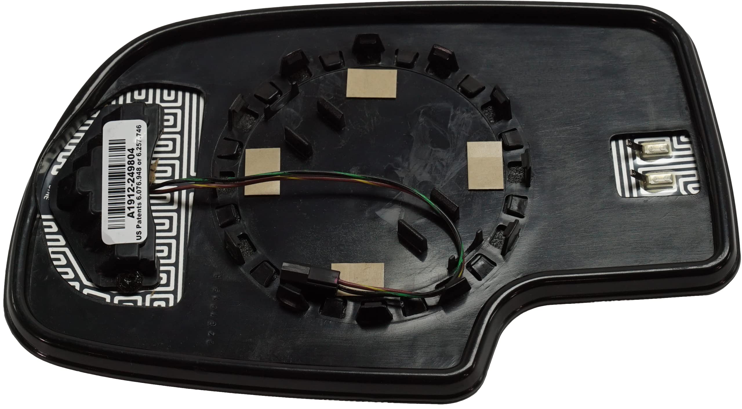 Kool Vue Mirror Glass Compatible With 2003-2006 Chevrolet Silverado 1500, For Silverado 2500 HD, Tahoe, For 2003-2006 GMC Sierra 1500, With backing plate Heated Convex Right With Turn Signal Light