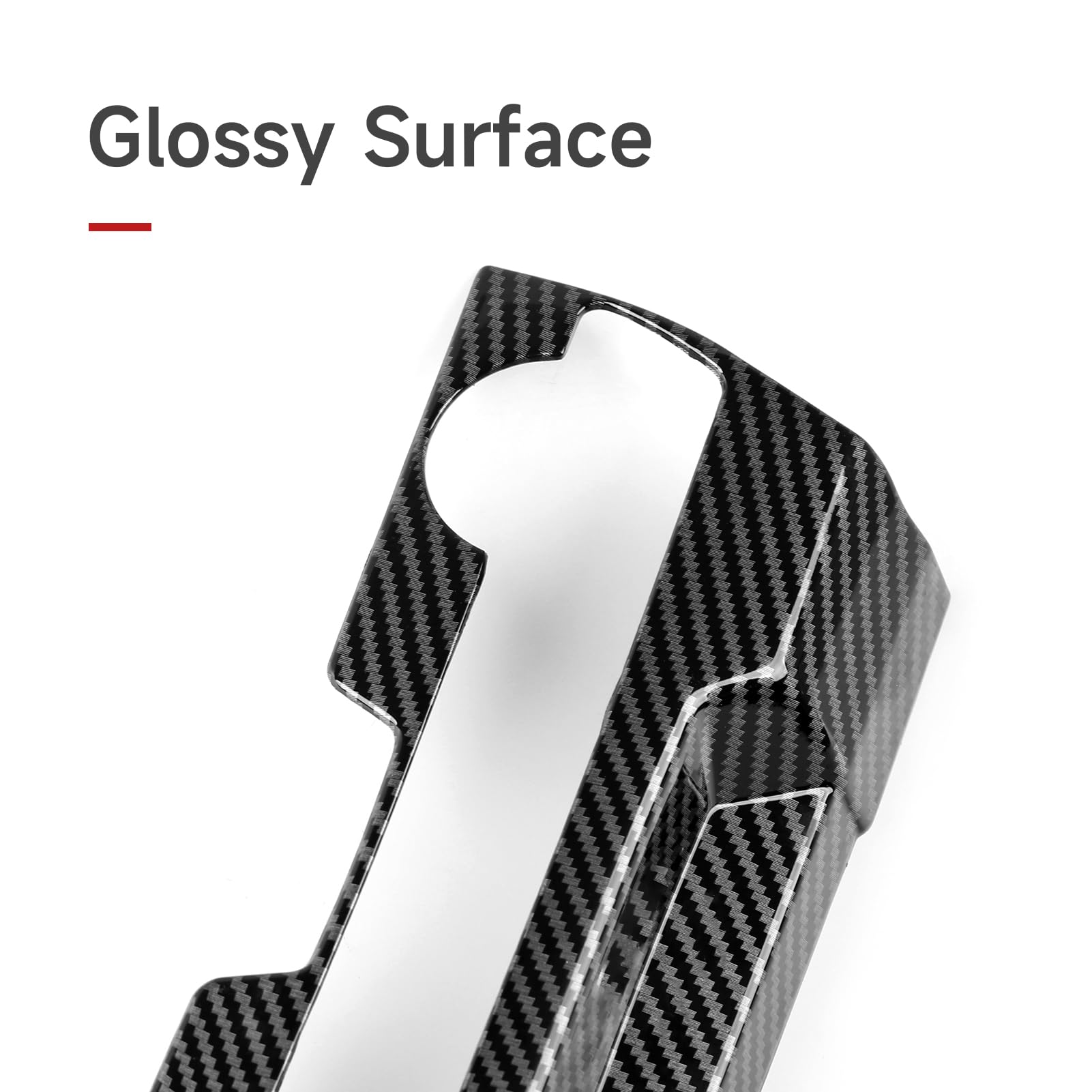 BRMYL Air Condiitioning Center Console Panel Decals for 2016-2021 Honda Civic 10th Gen Accessories ABS Carbon Fiber Stickers, NO