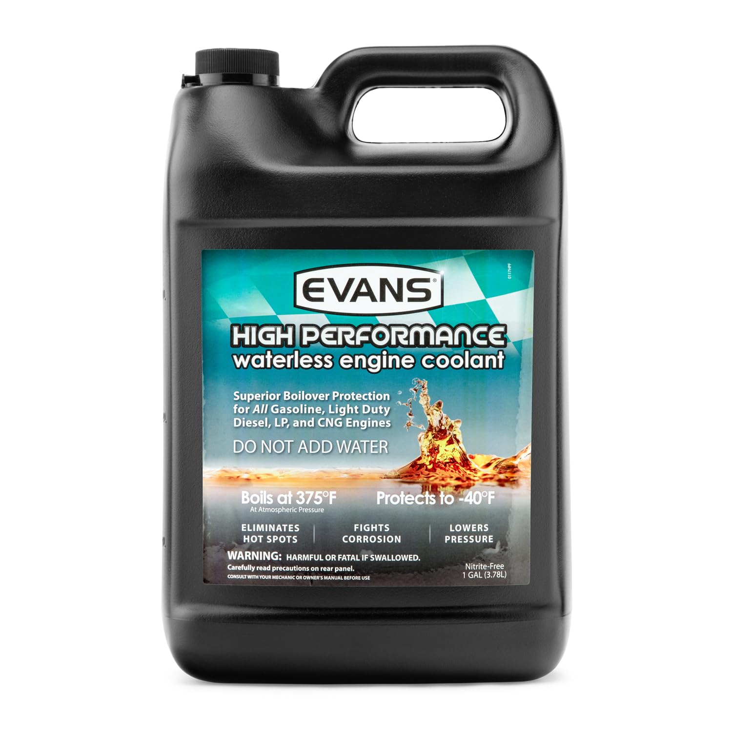Evans Cooling Systems Ec53001 High Performance Waterless Engine Coolant, 128 Fl. Oz.