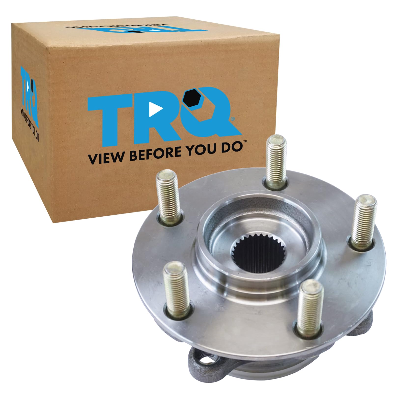 Trq Front Left Right Wheel Hub Bearing Assembly Driver Passenger Side Compatible With 2008-2015 Mitsubishi Lancer