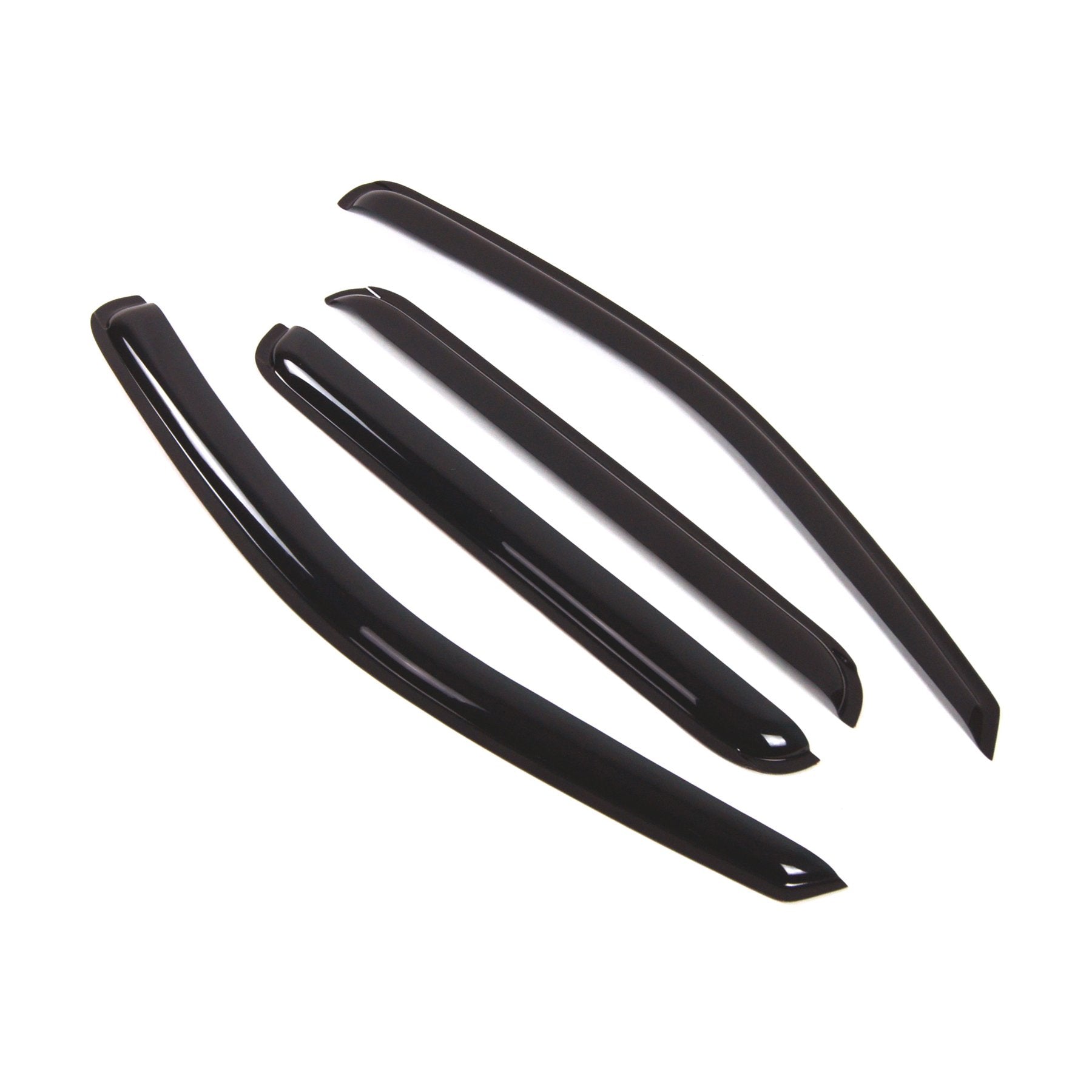 Tuningpros Outside Mount Window Vent Visors Rain Guards Compatible With Jeep Grand Cherokee 2005-2010 | Side Window Wind Deflect