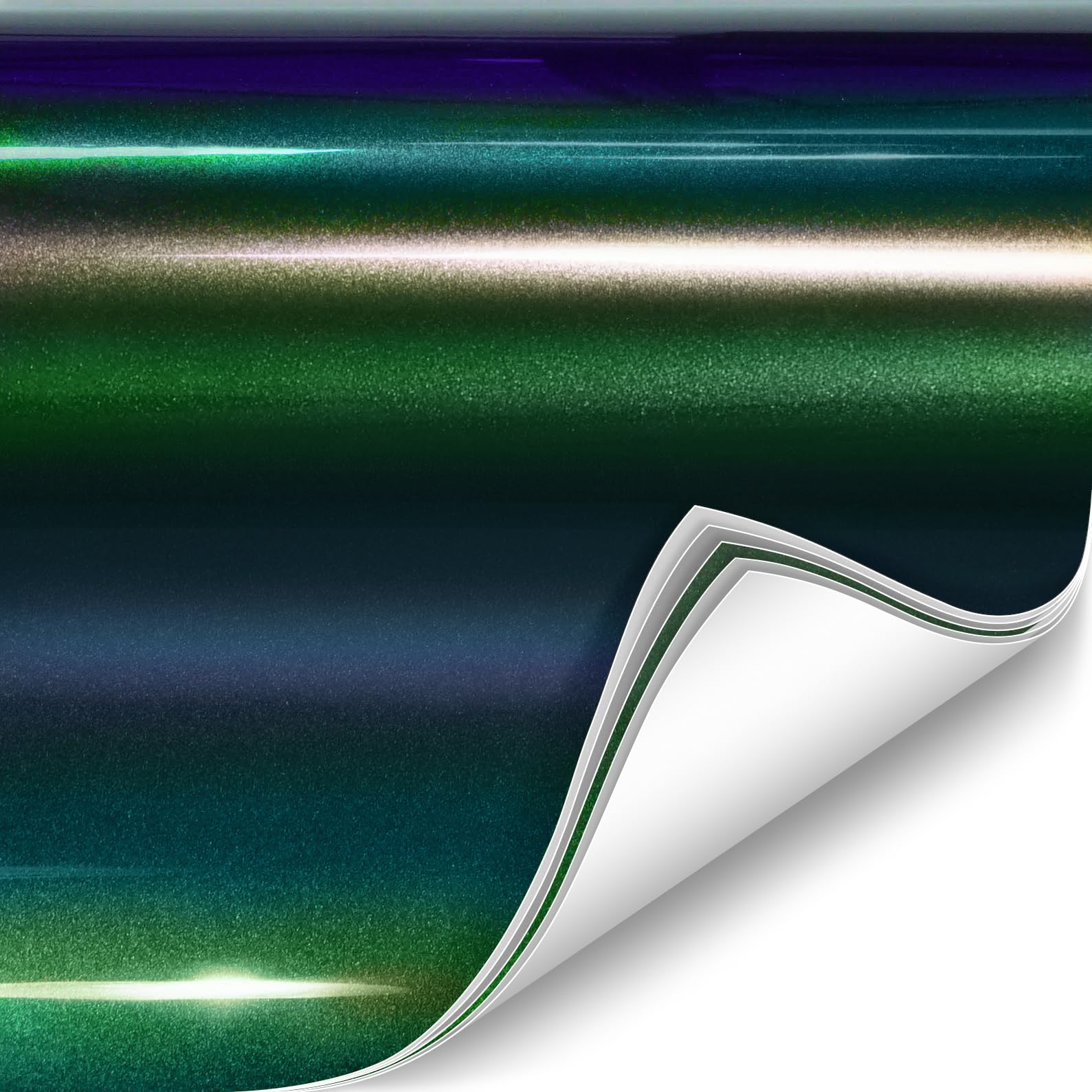 Colorfusion Ppf By Vvivid, Gloss Flip Emerald Rust Dry Apply Ppf Vinyl Car Wrap Roll 1.3Ft X 5Ft
