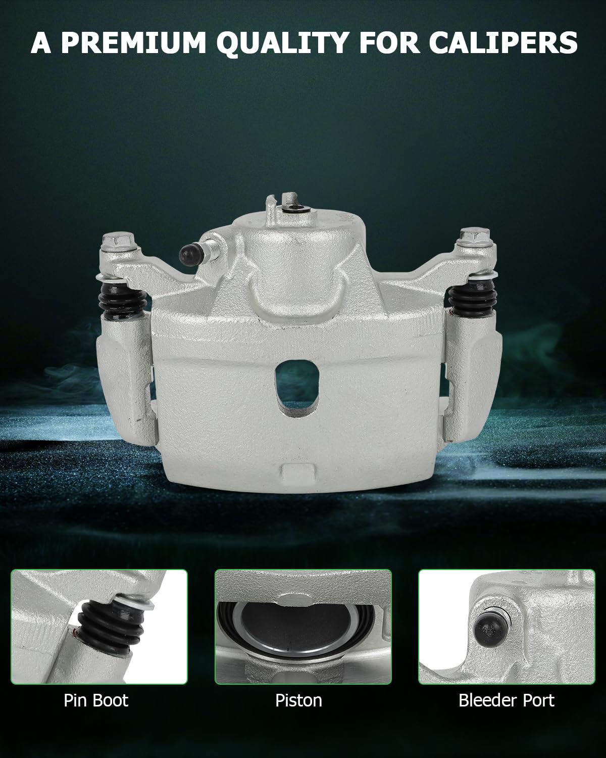 Scitoo Front Brake Caliper With Bracket 19B2661, 19B2660 Compatible For Acura Ilx 2013-2015, For Honda Civic 2013-2021, For Hond