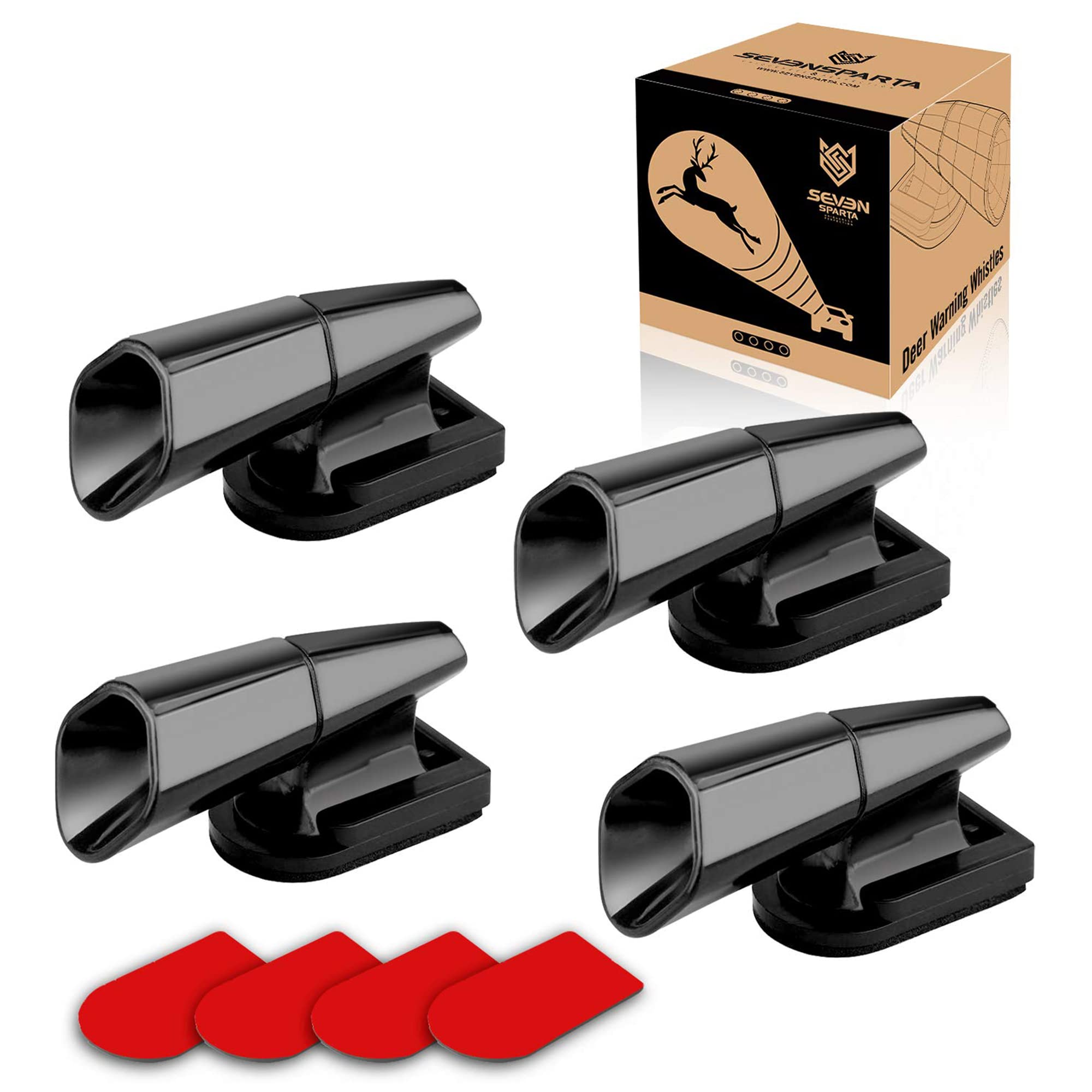 Seven Sparta 6 Pcs Deer Whistles Deer Warning Devices With Waterproof Adhesive Tapes For Car/Truck/Vehicle/Motorcycle(6)