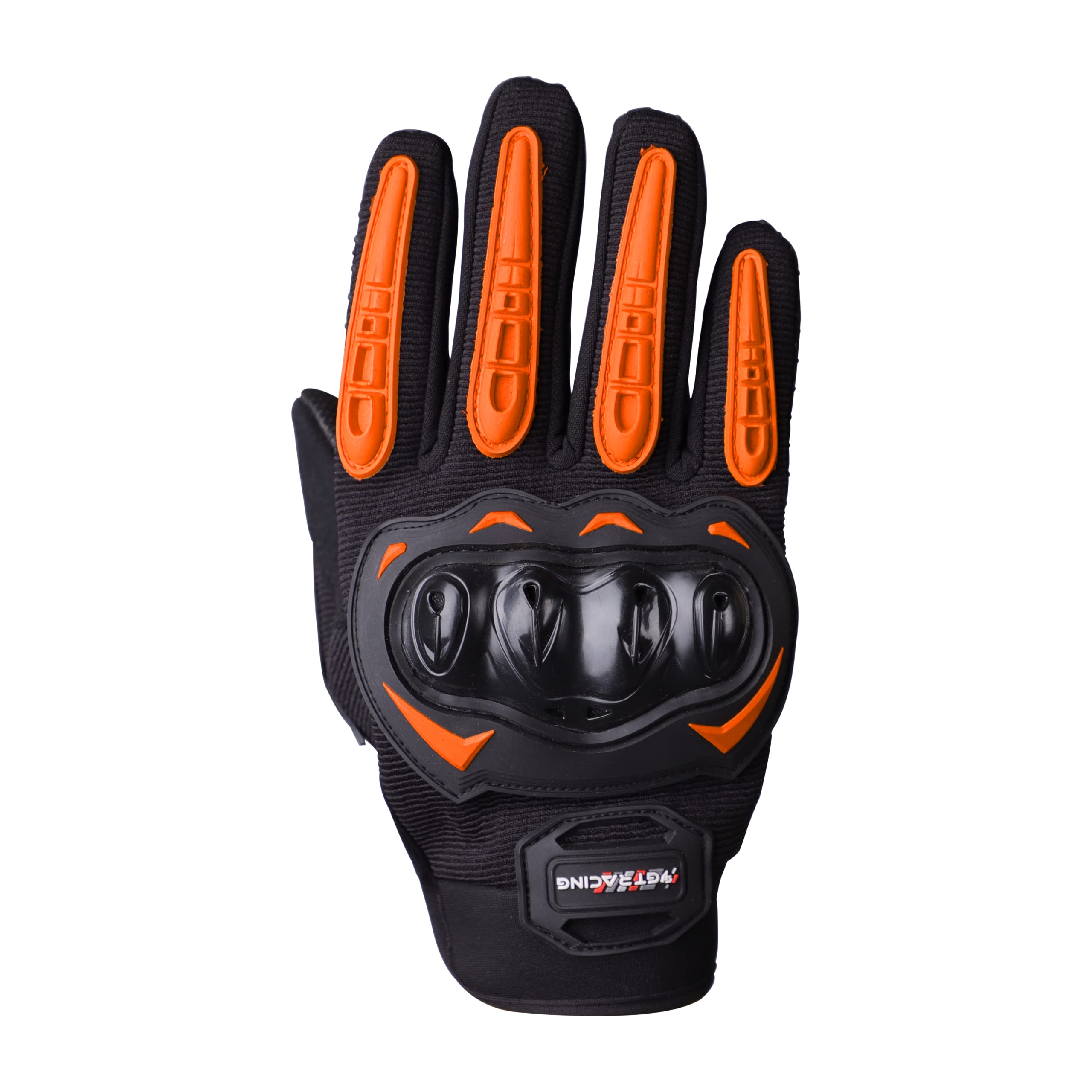 Steelbird Gt17 Full Finger Bike Riding Gloves With Touch Screen Sensitivity At Thumb And Index Finger, Protective OffRoad Moto