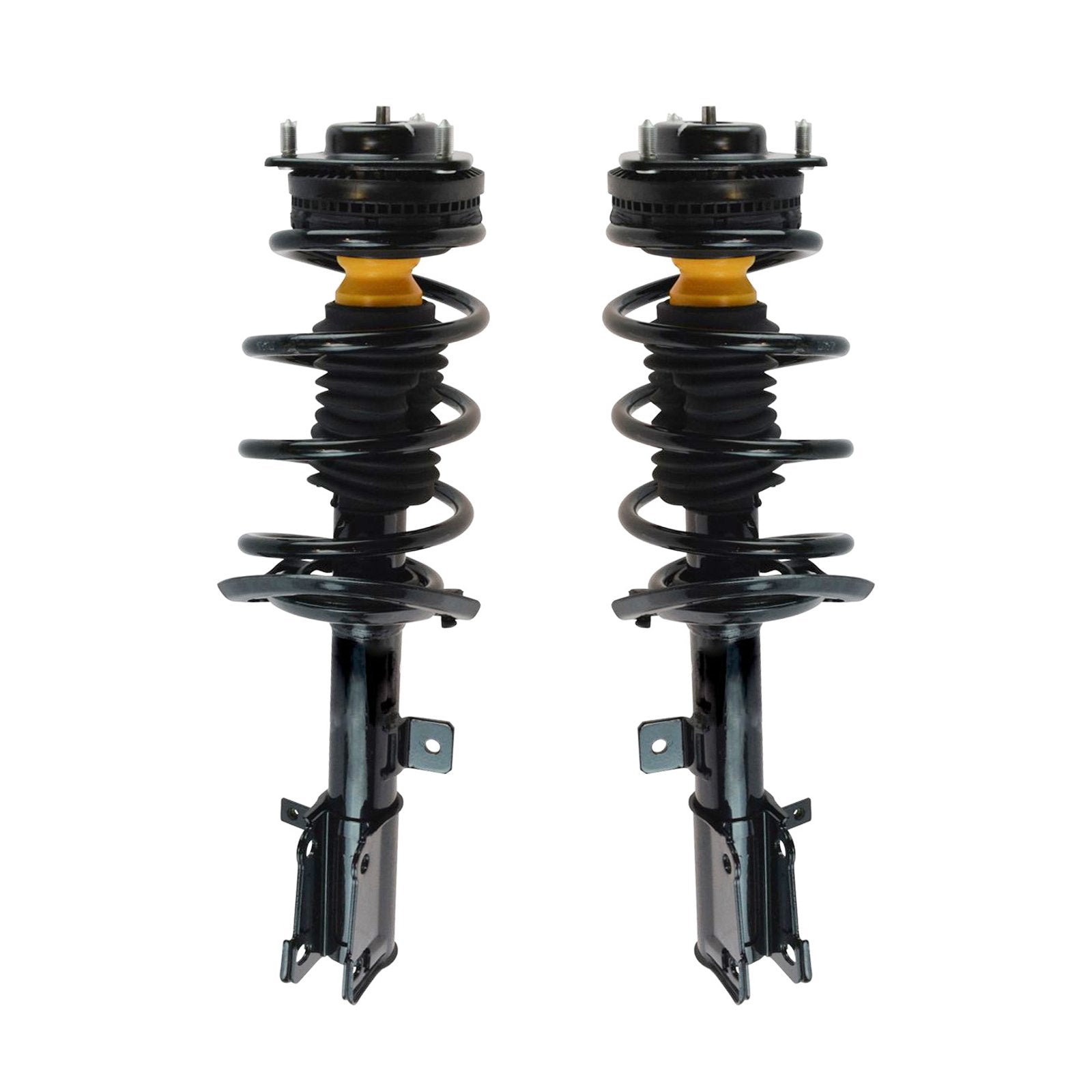 Trq Front Strut & Coil Spring Assembly Set Driver & Passenger Sides Compatible With 11-14 Chrysler 200 07-10 Sebring 08-14 Dodge