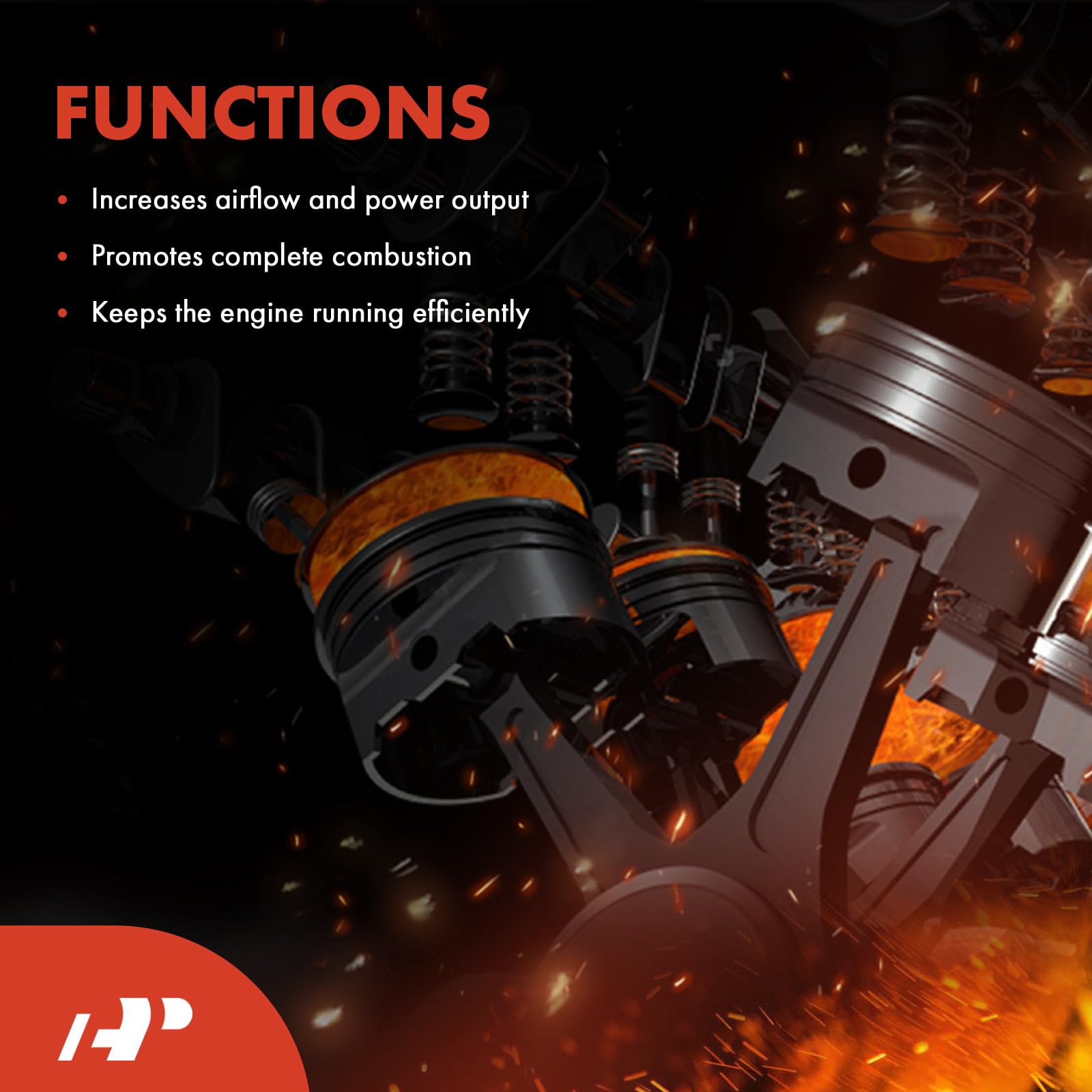 A-Premium Engine Air Intake Hose Tube W/Clamps [fits DOHC, 4Cyl 2.0L] Compatible with Honda CR-V, [EX, LX, Sport Utility 4-Door, SE ], Replace# 17228-PHK-000,17228PHK000