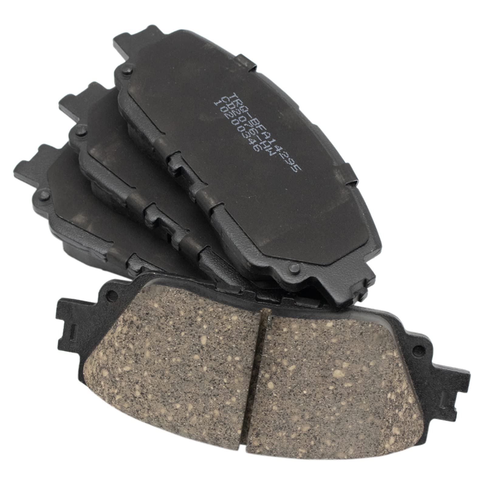 Trq Brake Pads Ceramic Compatible With 2021-2022 Lexus Es250 2019-2022 Es300H Es350 Ux200 2019-2023 Ux250H Toyota Avalon 2020-20