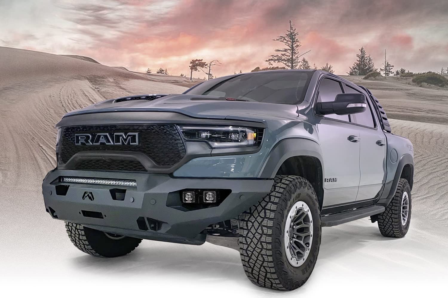 Fab Fours Inc. Dx21-X5551-1 Front Replacement Bumper Fits Ram 1500