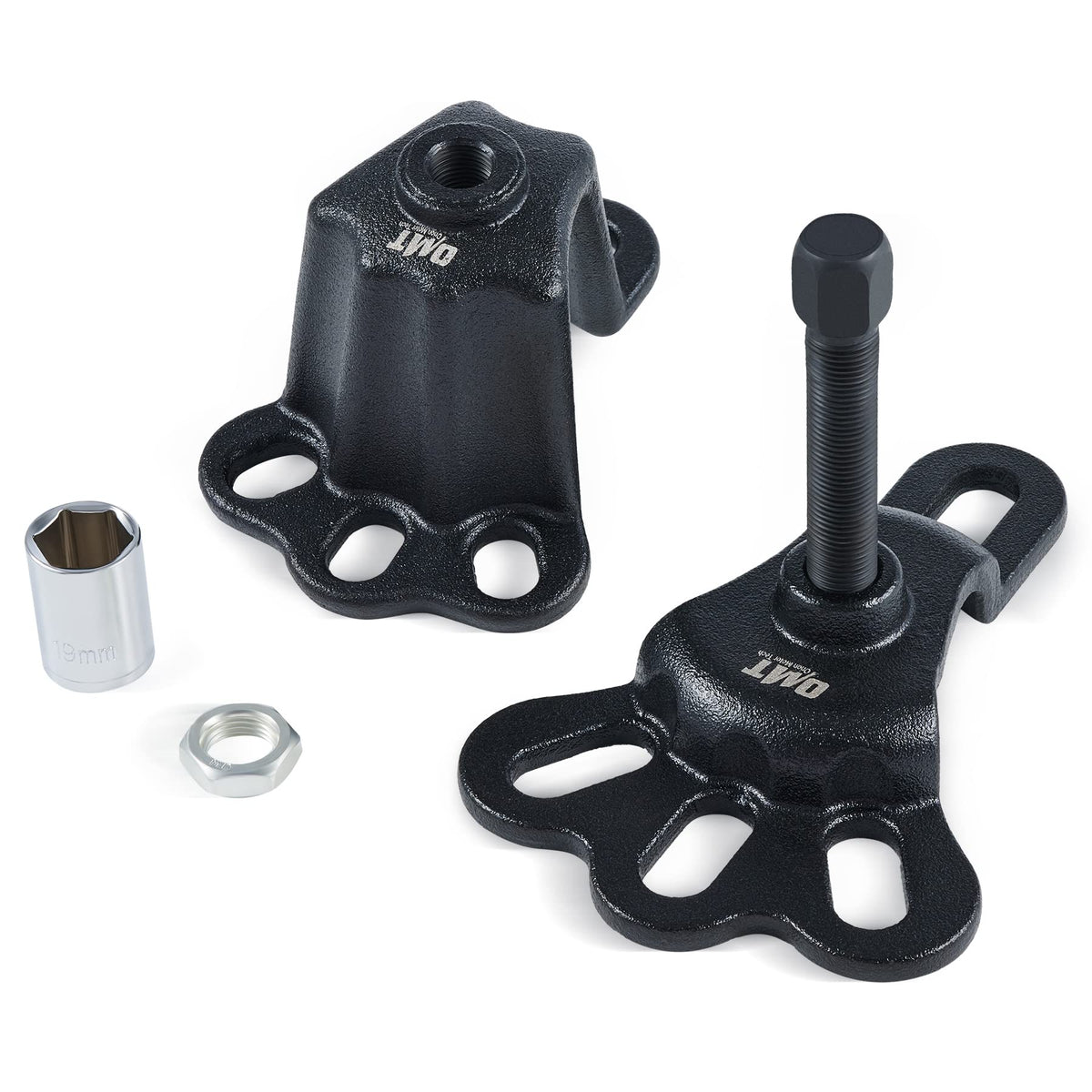 Omt Universal Front Wheel Hub Puller Set For 3-3/4 To 4-1/2 Inch Ids, Rear Axle Puller Kit For 4-1/2 To 5-1/2 Inch Ids, Flange T