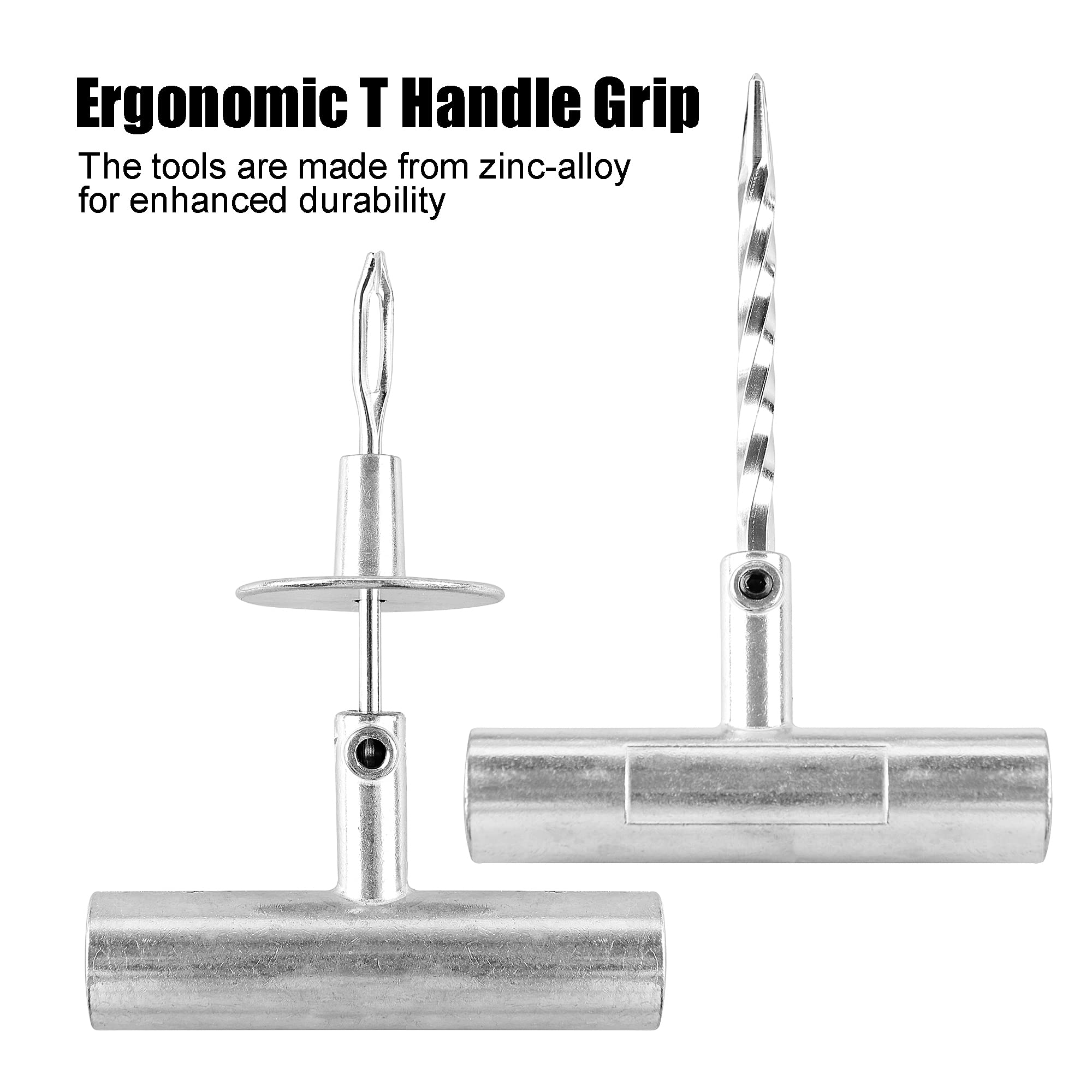 Awelcraft 35-Piece Universal Heavy Duty Tire Plug Kit To Fix Punctures And Plug Flats, Ideal For Cars, Trucks, Motorcycles, Atv, With Storage Case