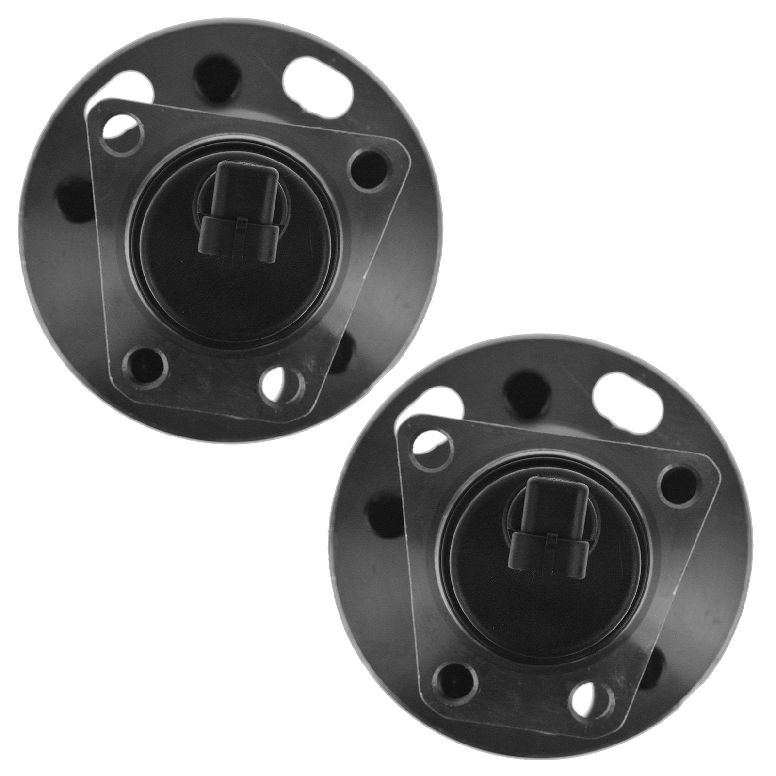 Rear Wheel Hubs & Bearings W/Abs Pair Set For Buick Cadillac Chevy Olds Pontiac