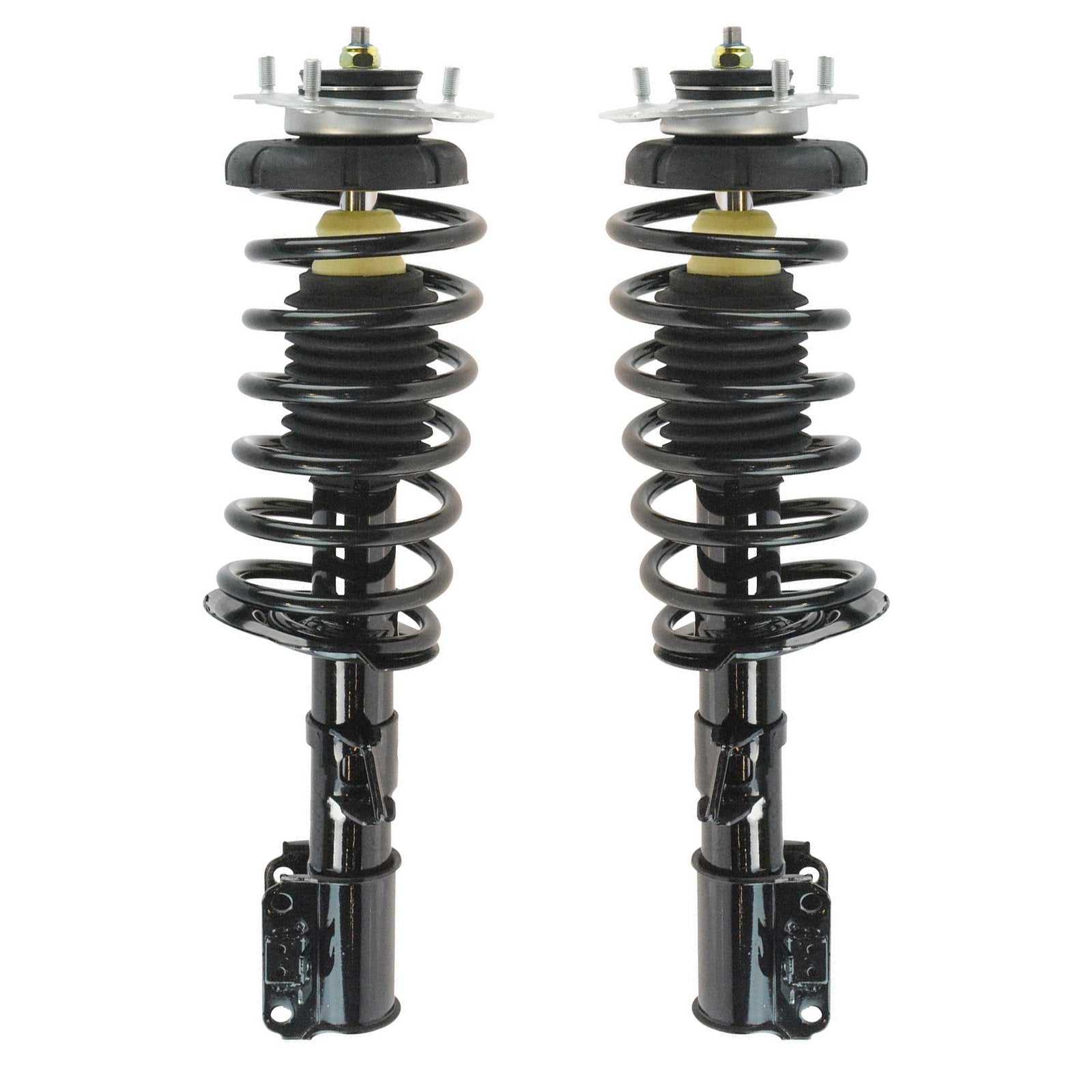 Trq Front Strut & Coil Spring Assembly Set Driver & Passenger Sides Compatible With 93-97 Volvo 850 98-04 C70 98-00 S70 V70
