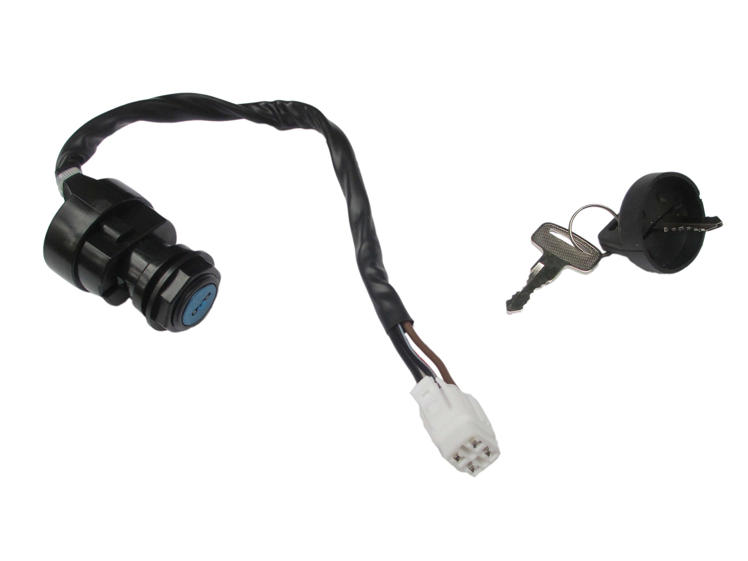 Ignition Key Switch For Yamaha Kodiak 400 Yfm400 2X4 4X4 2003-2006