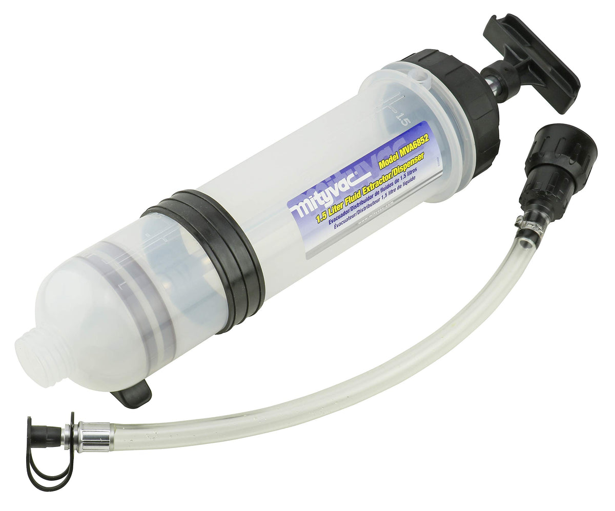 Mityvac Mva6852 1.5-Liter Manual Fluid Extractor/Dispenser - Master Cylinders, Power Steering, Coolant Reservoirs, Transaxles An