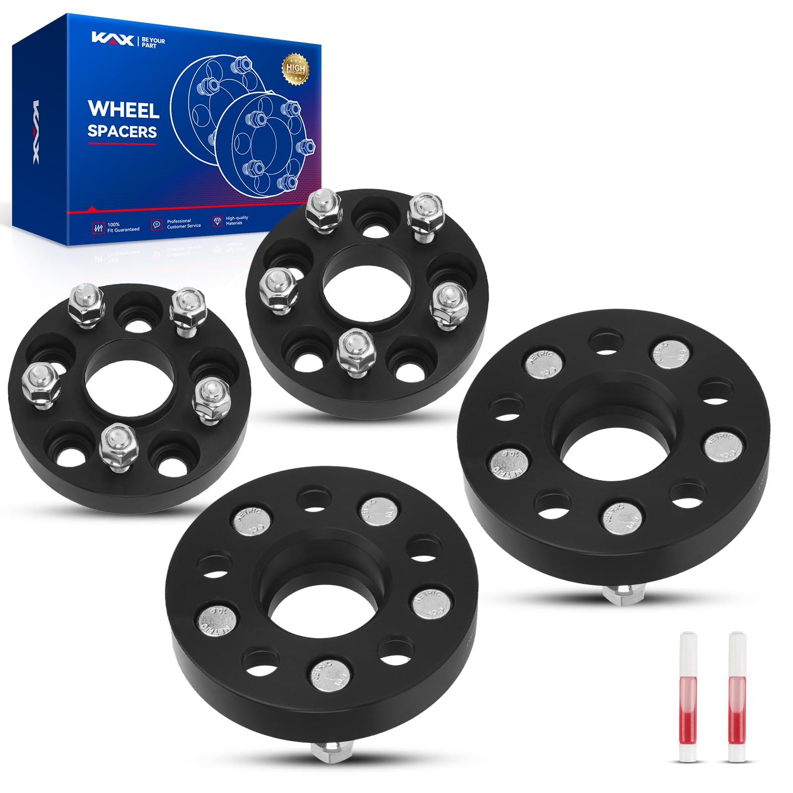 Kax 5X100 Wheel Spacers,1 Inch 5 Lug Hub Centric Wheel Spacers Fit For Forester, Outback, Xv Crosstrek, Impreza, Legacy, Brz, 86