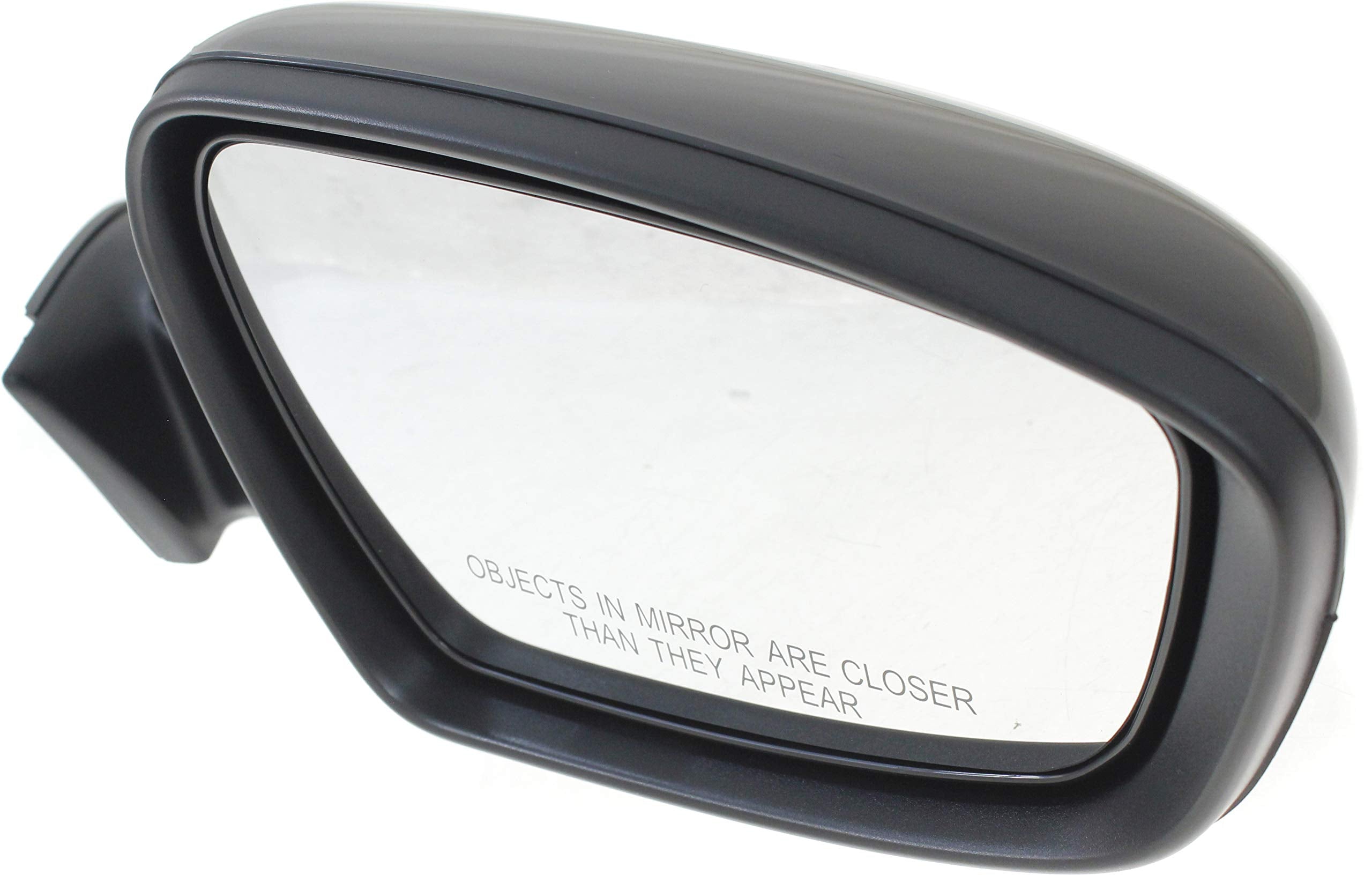 Kool Vue Passenger Side Power Heated Mirror for Kia Forte Forte5 Forte Koup 2014-2016 Manual Fold Without Signal Light & Puddle Lamp Paintable Sedan