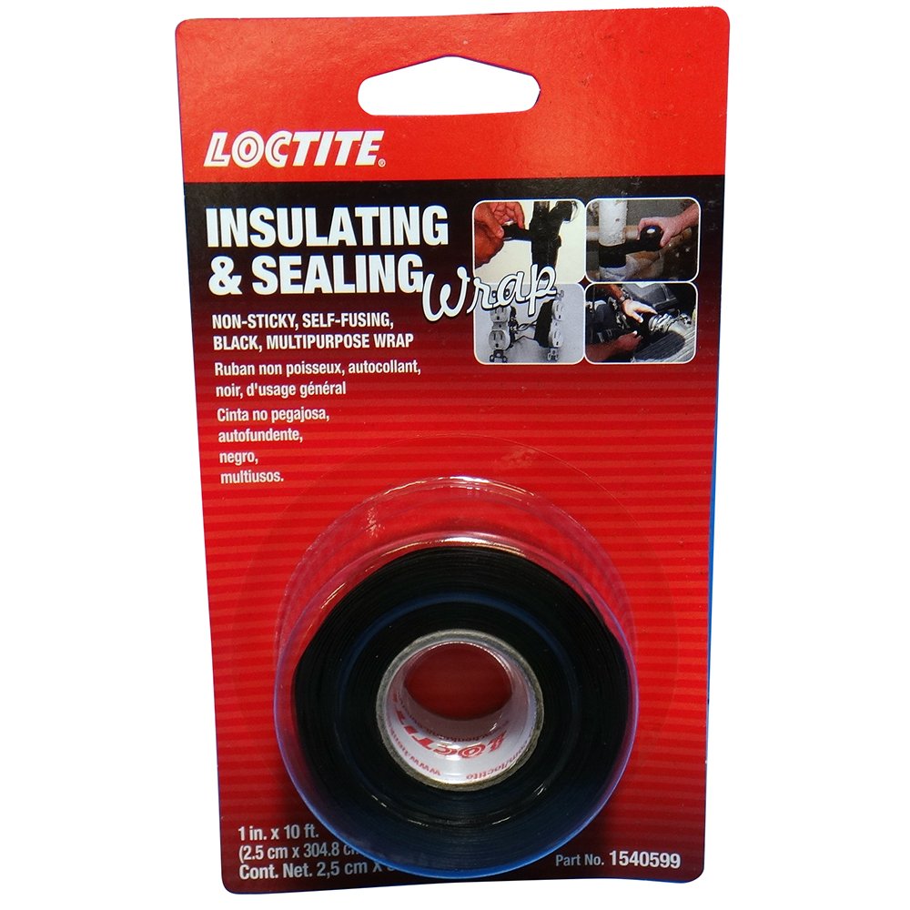 Insulating & Sealing Wrap Black 1 x 10'