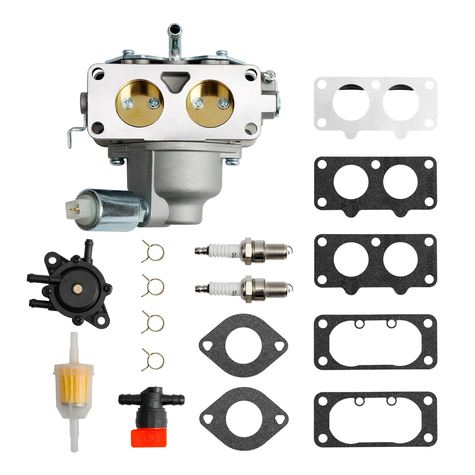 796227 Carburetor, Compatible With B&S Lawn Tractor V-Twin Engines 405777 406777 407777 40N877 40R877 445677 445877 44L777 44M777 20-25Hp Tractor Motor, Replace#: 796258, 796997