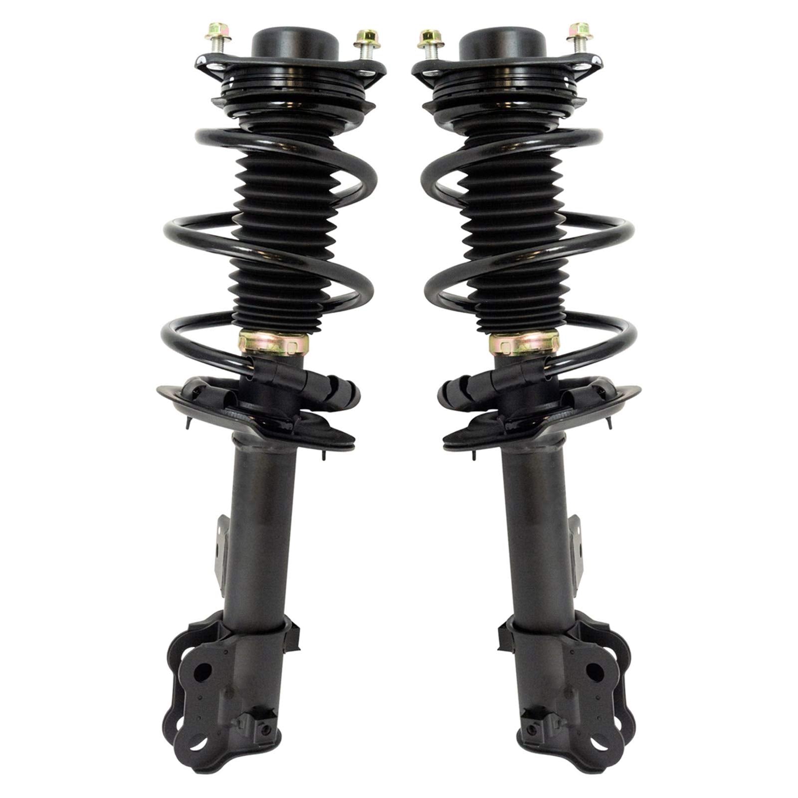 Trq Front Strut & Coil Spring Assembly Set Driver & Passenger Sides Compatible With 12-14 Hyundai Sonata