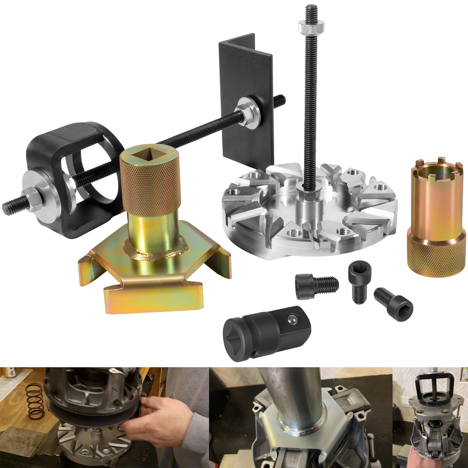 Complete Primary Clutch & Secondary Service Tools Kit Fit for All Years Polaris RZR 1000, Ranger 900/1000, Polaris General 1000,