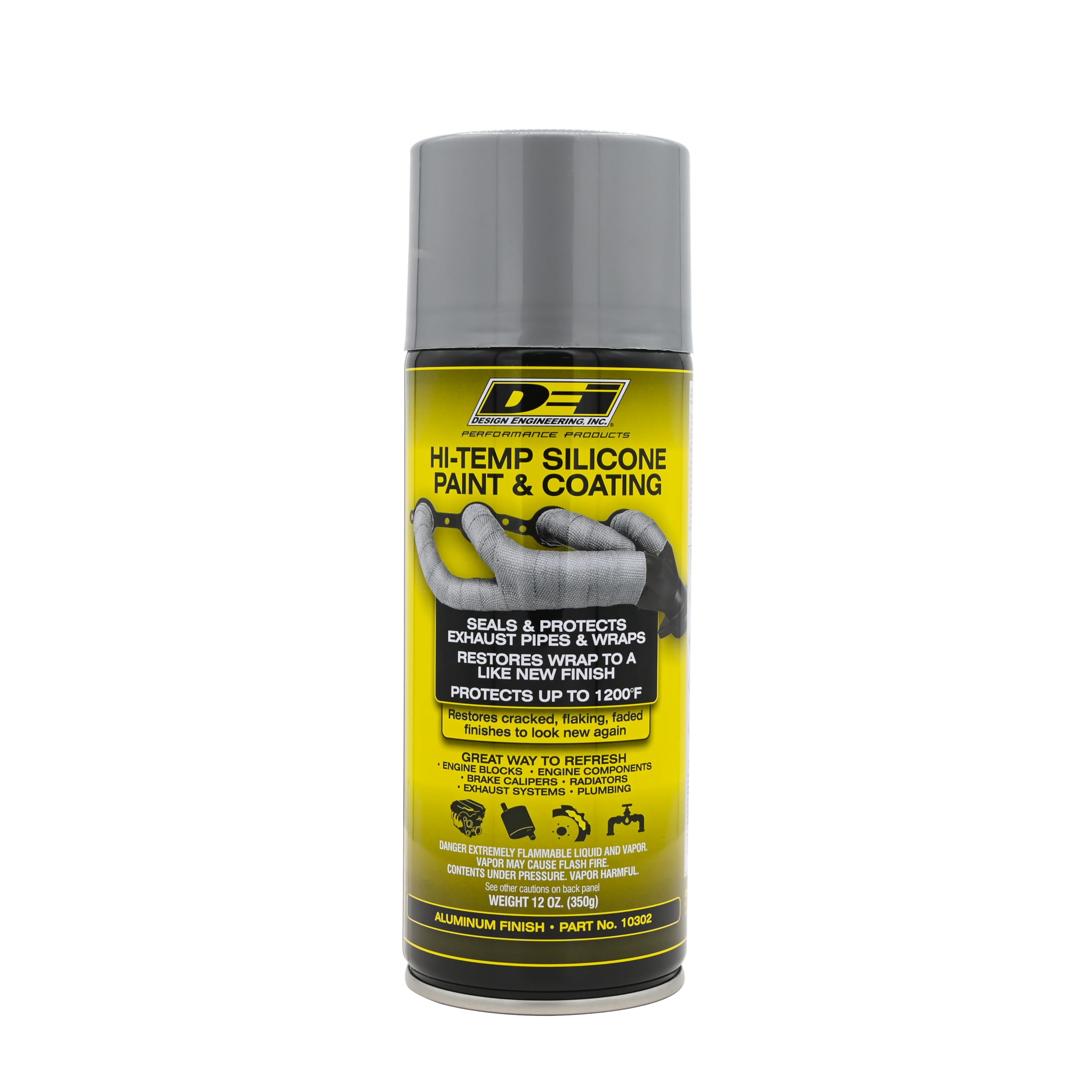 Design Engineering High-Temperature Silicone Coating Spray - Aluminum