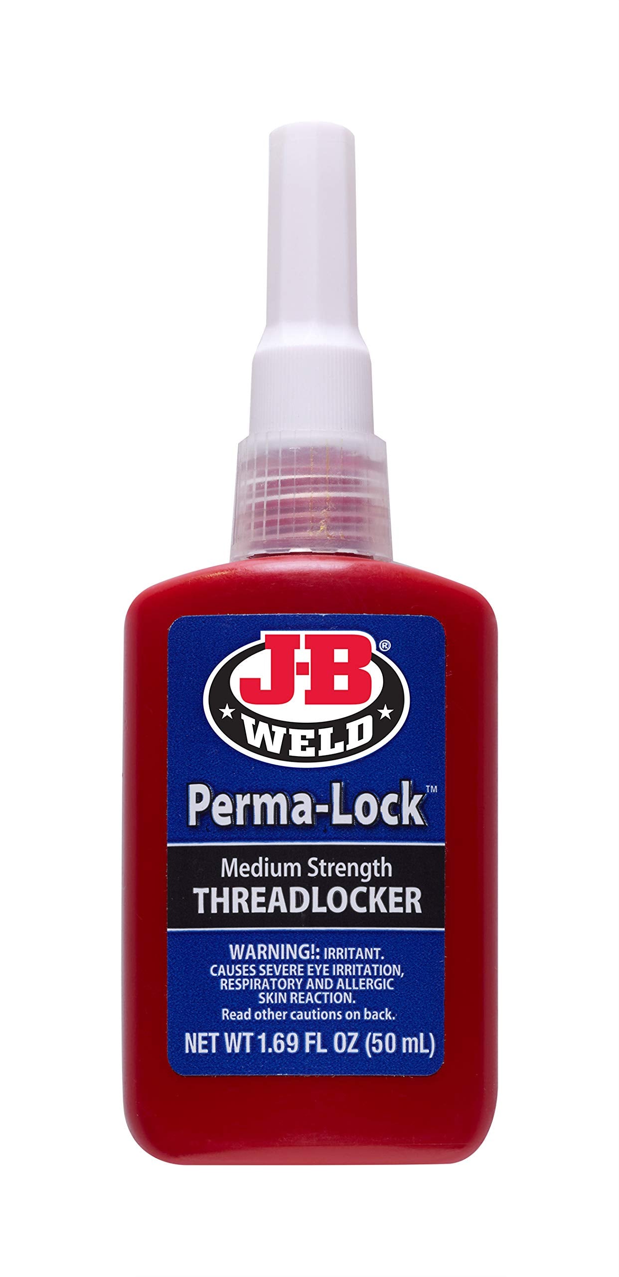 J-B Weld 24250 Perma-Lock Medium Strength Threadlocker - Blue - 50 Ml