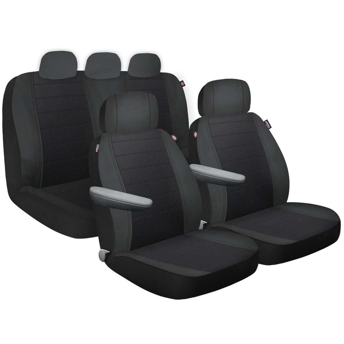 Dickies 3-Piece Arlington Truck Seat Covers, Heavy-Duty Truck Seat Covers, Universal-Fit Seat Covers for Trucks, Automotive Seat