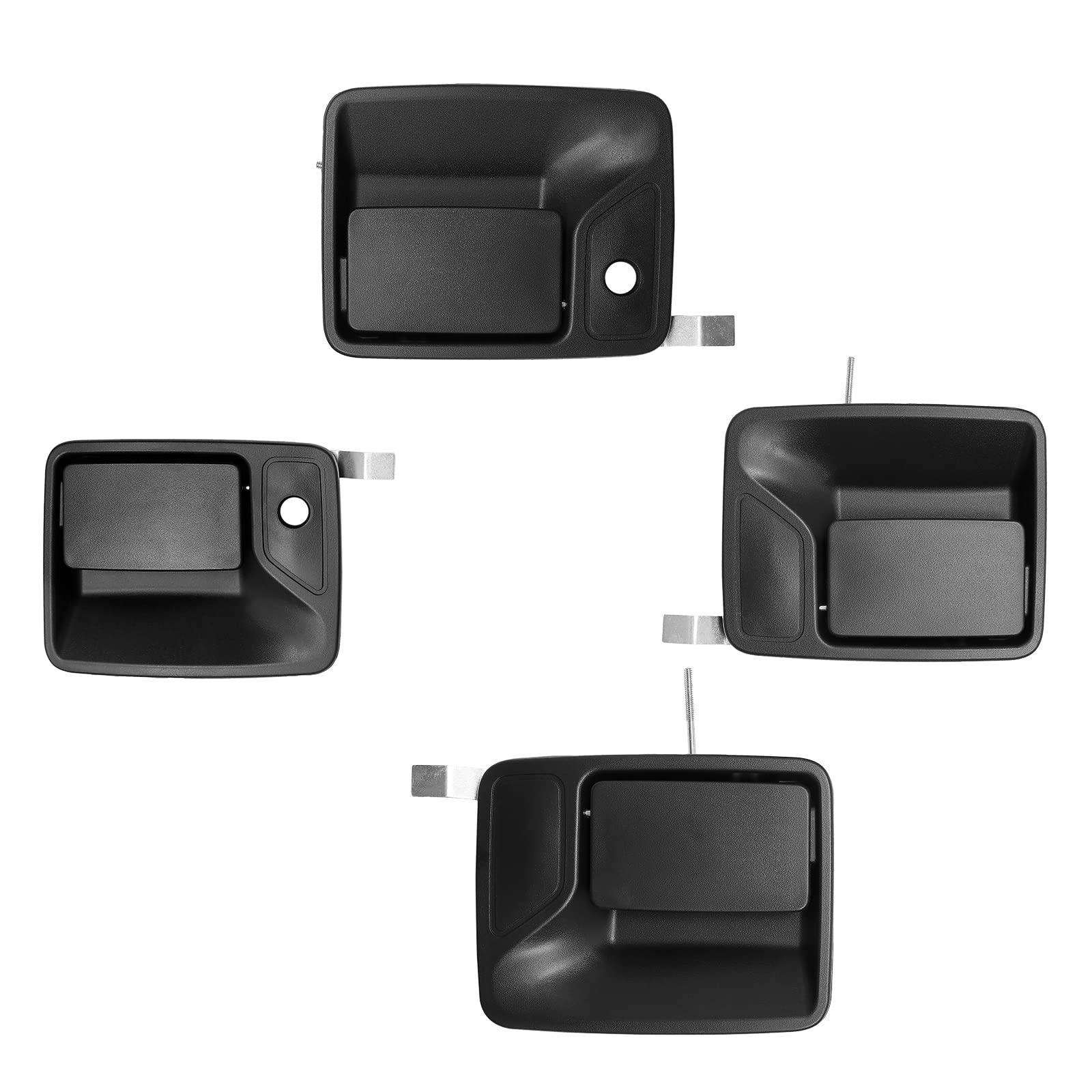 Exterior Door Handle Set, Compatible With 1999-2016 Ford F250 F350 F450 F550 Super Duty | 2000-2005 Ford Excursion & More, Outsi