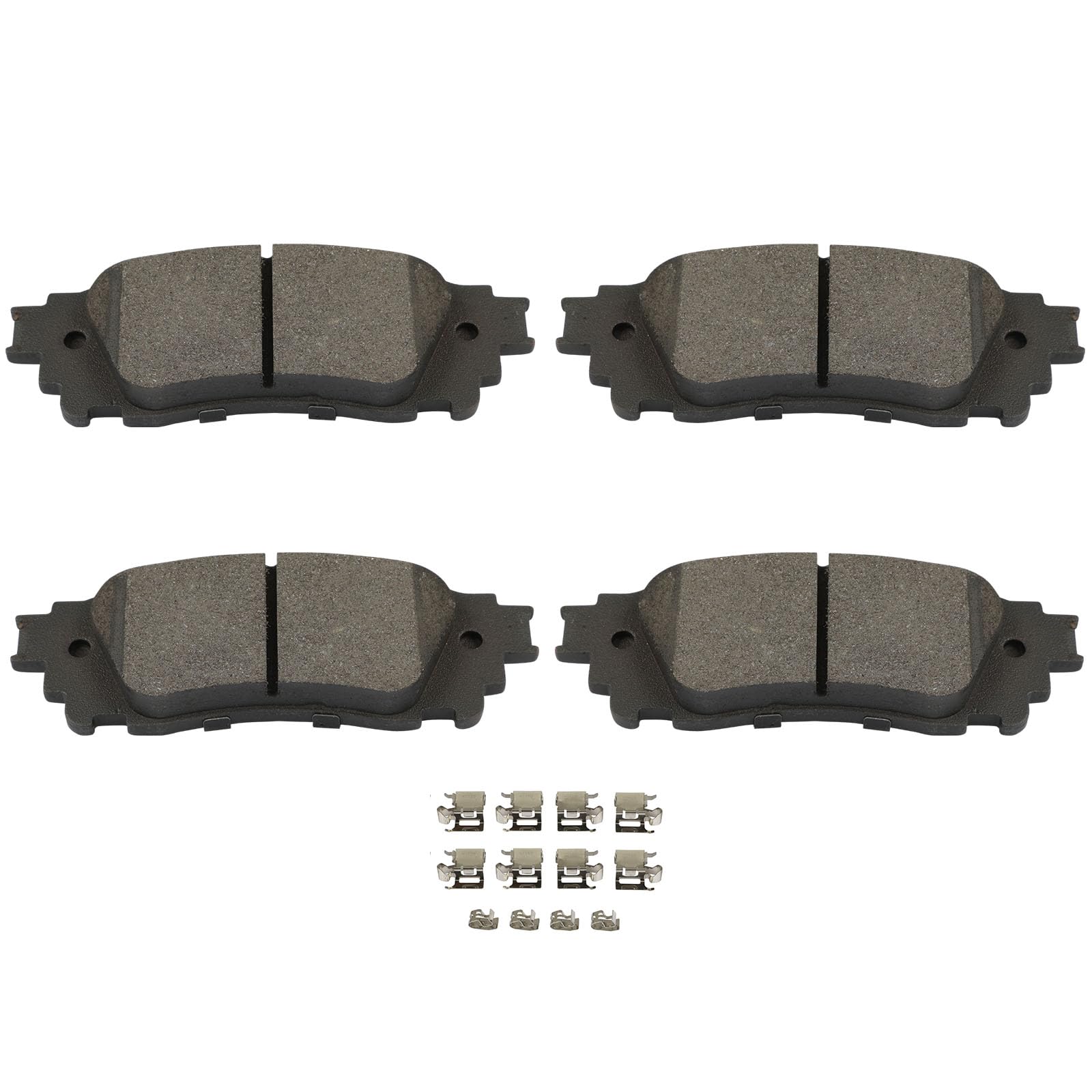 Scitoo D1805 Metallic Brake Pads Sets Rear W/Hardware Replacement For Lexus For Es300H/For Es350/For Nx200T/For Nx300/For Nx300H