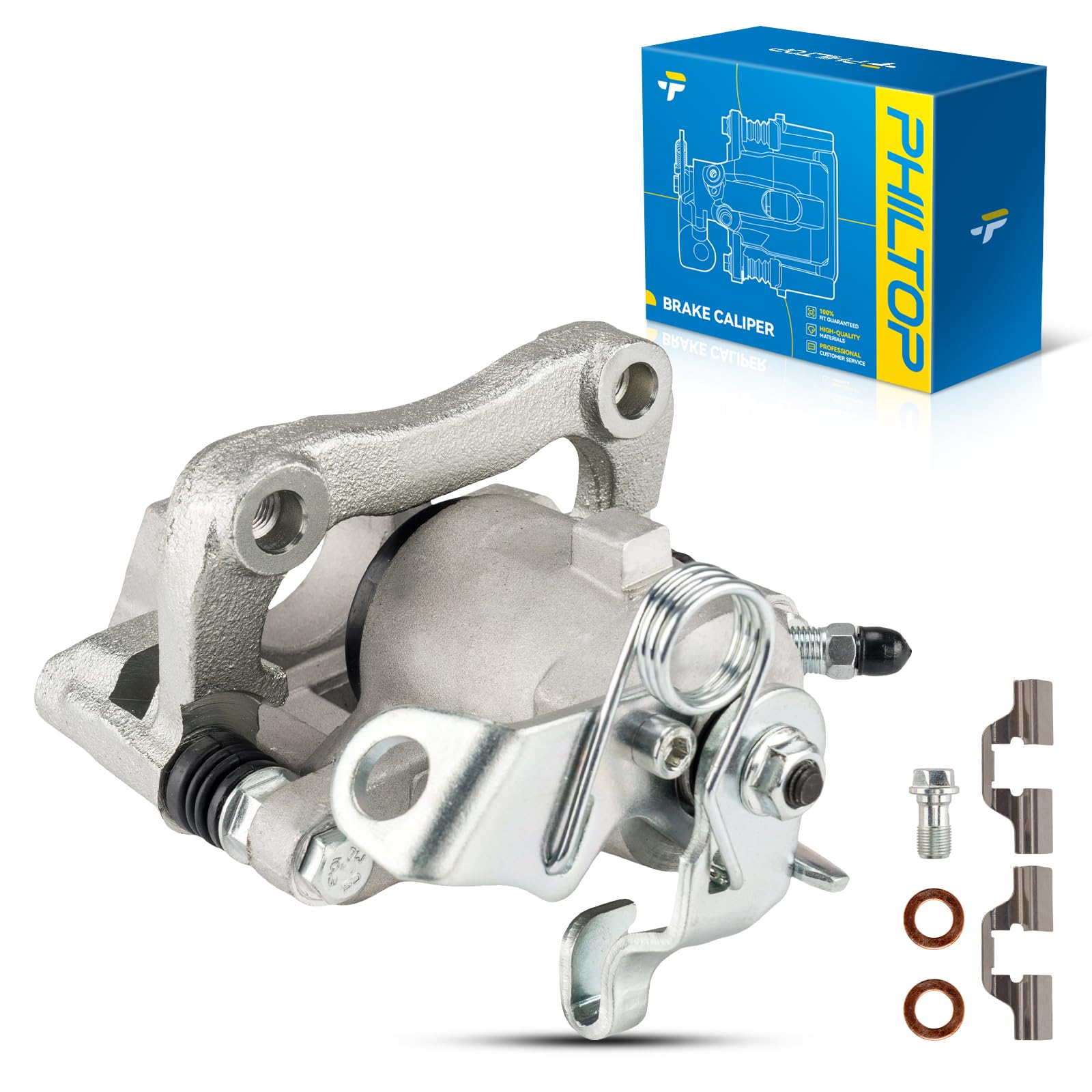 Philtop Rear Right Brake Caliper 19-B2574 Compatible With 2000-2005 Jetta, 2000-2006 Tt Quattro