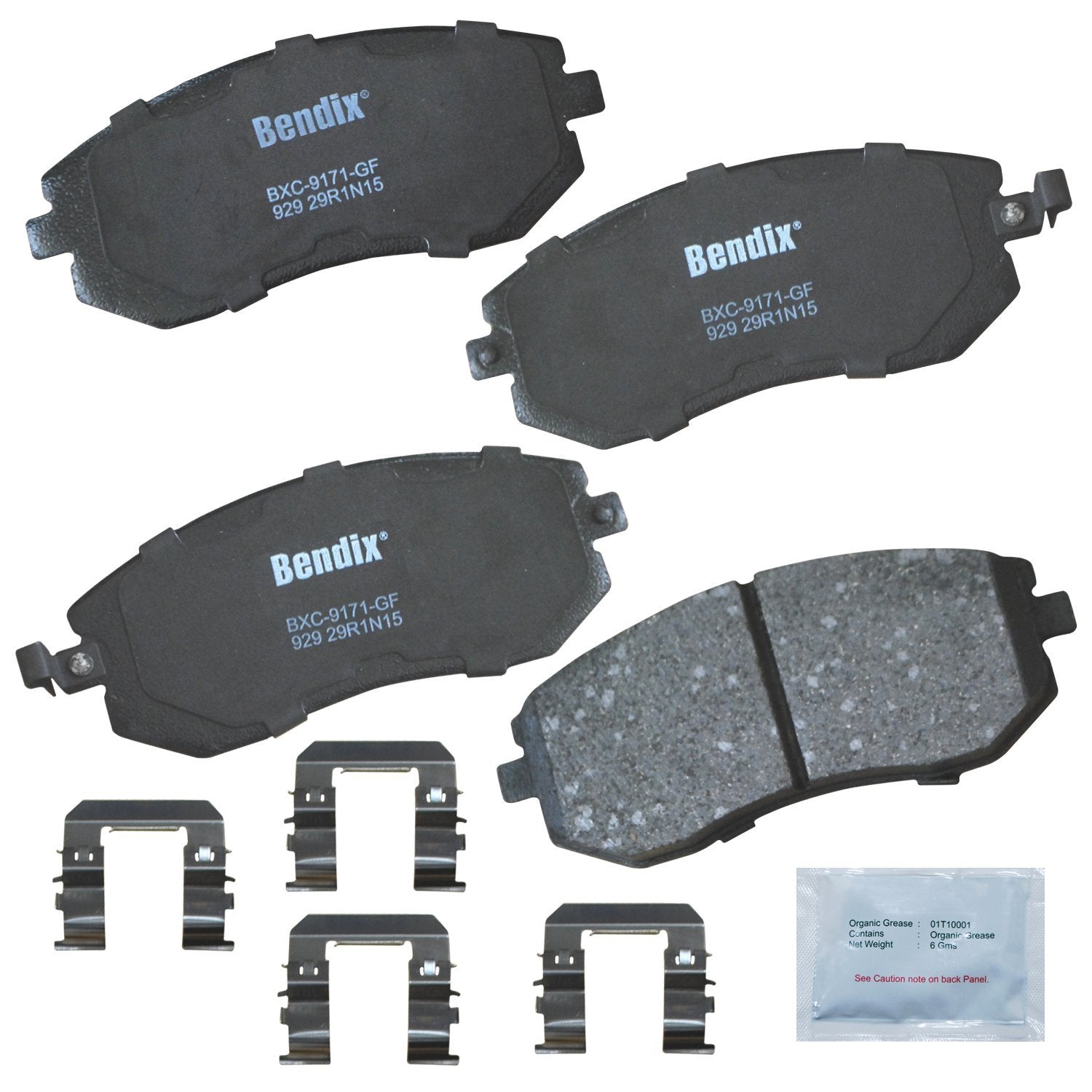Bendix Priority1 Cfc929 Ceramic Front Brake Pads For Saab 9-2X 2006-2005, Subaru Baja 2006-2003, Forester 2010-2003, Impreza 201