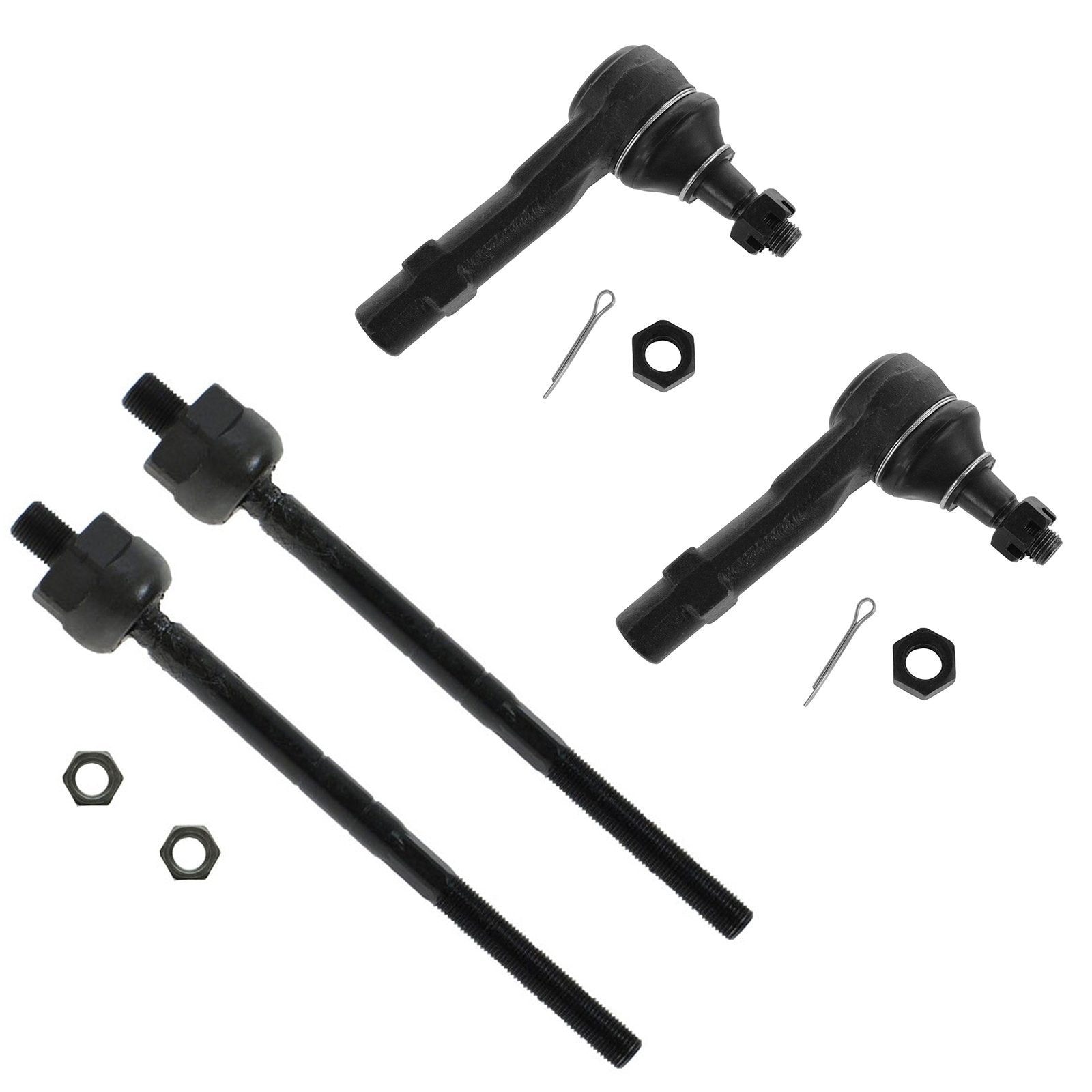Trq Front Tie Rod Set Compatible With 1998-2001 Ford Explorer 1998-2011 Ranger 2001-2009 Mazda B2300 B2500 1998-2007 B3000 1998-
