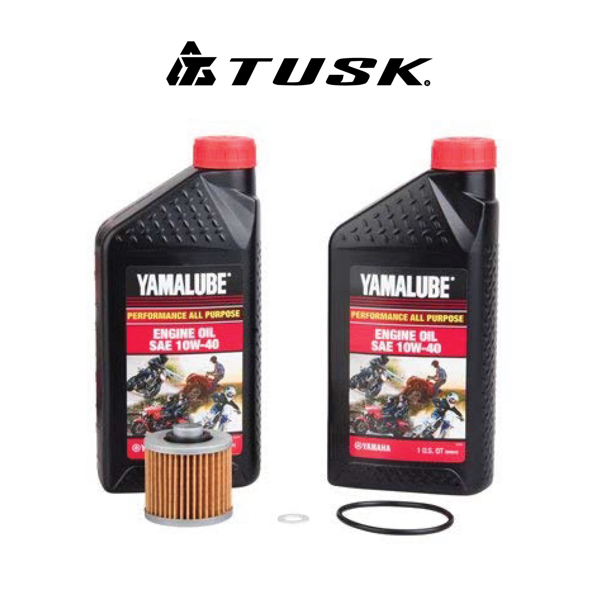 Tusk 4-Stroke Oil Change Kit For Yamalube All Purpose 10W-40 For Yamaha Yz250F 2003-2018