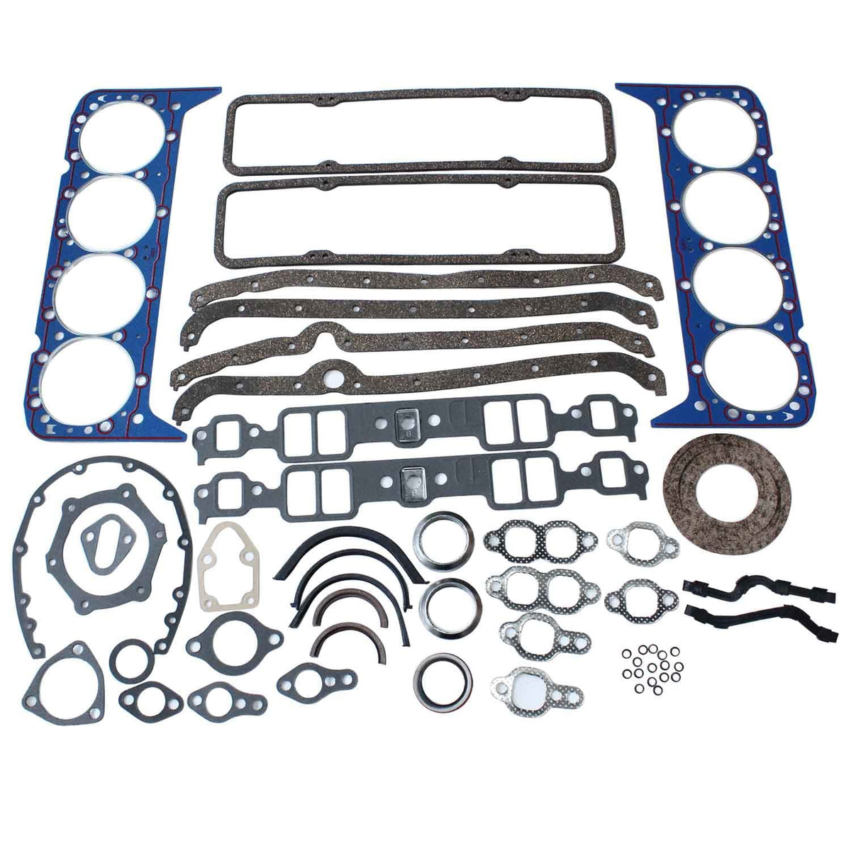 1 Set Overhaul Engine Gasket Set Full Gasket C350-1 260-1000 KS2600 Compatible with Small Block Chevy Engines SBC 283 302 307 32