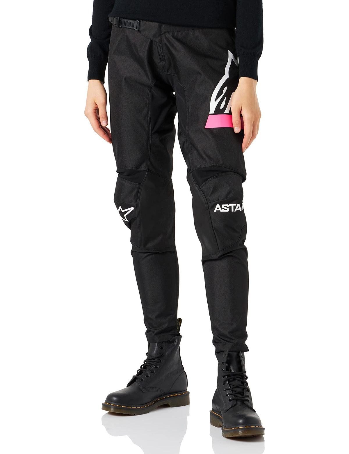Alpinestars Fluid Chaser Motocross Pants(Black/Pink Fluo, 26)