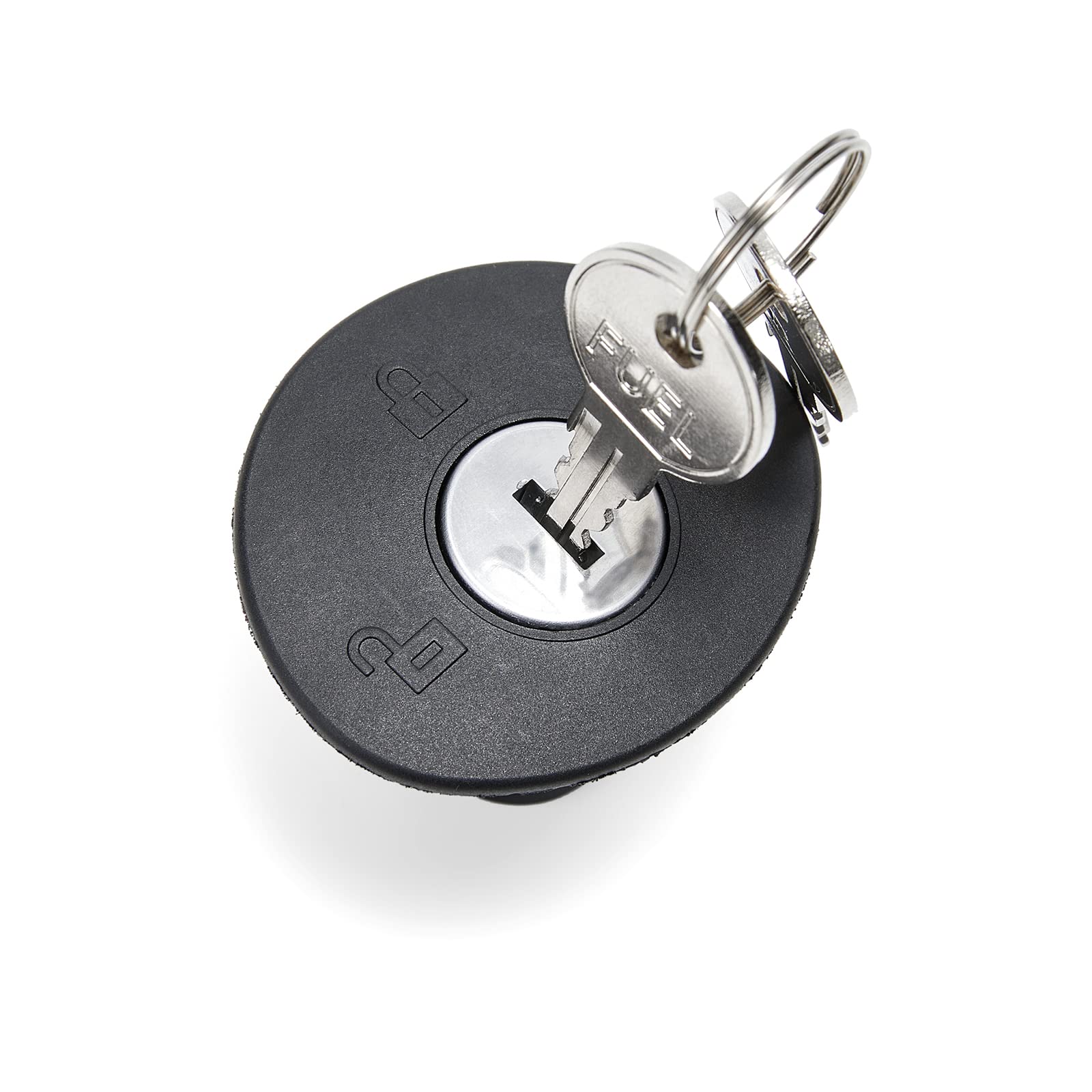 CLARTISAN Easy Fuel Locking Gas Cap - Black Small for Ford, Lincoln, Mercury Models - Edge, Escape, Expedition, F150, Mustang, more