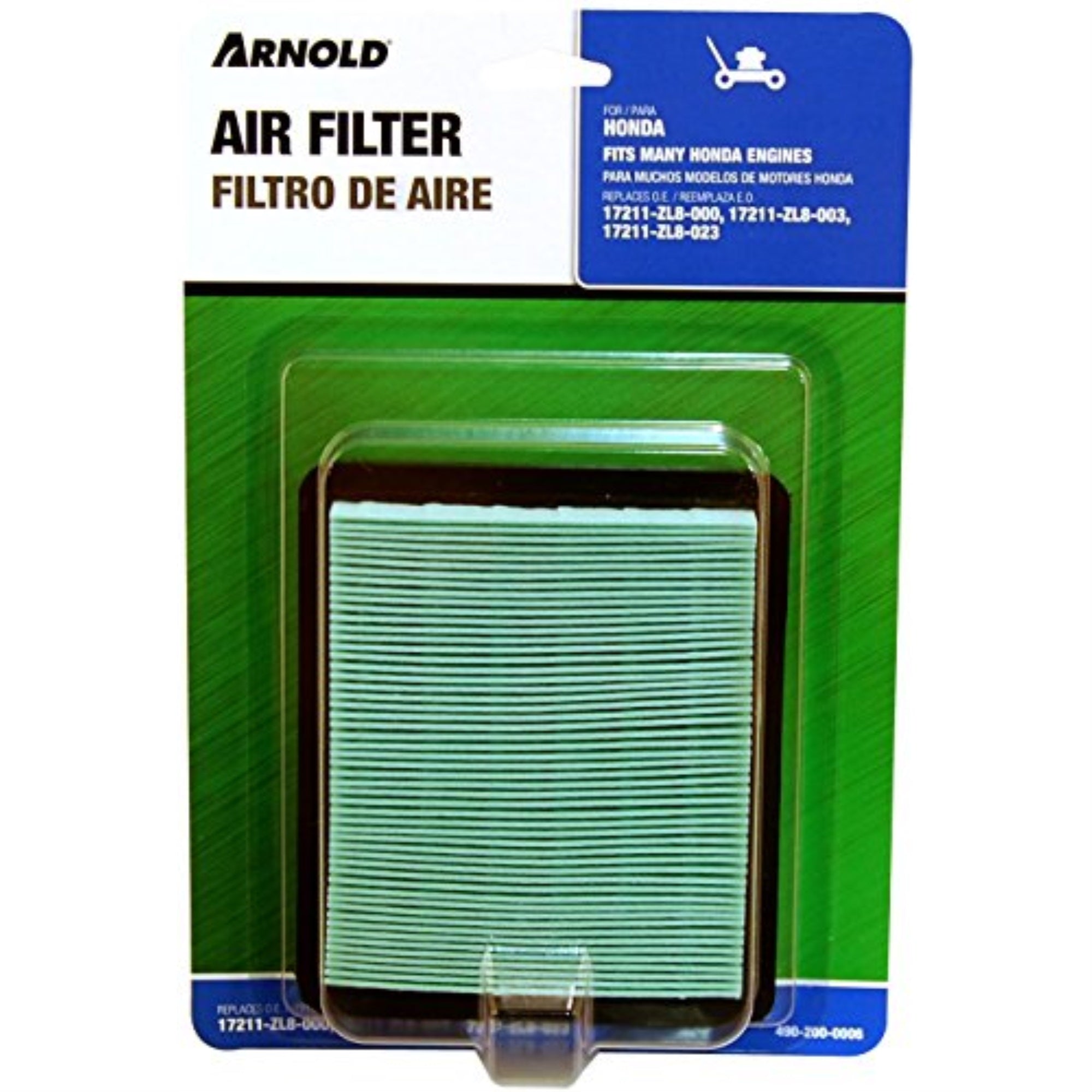 7193246 Air Filter Mower Honda Arnold Air Filter For 17211-Zl8-000 (Pack Of 1)
