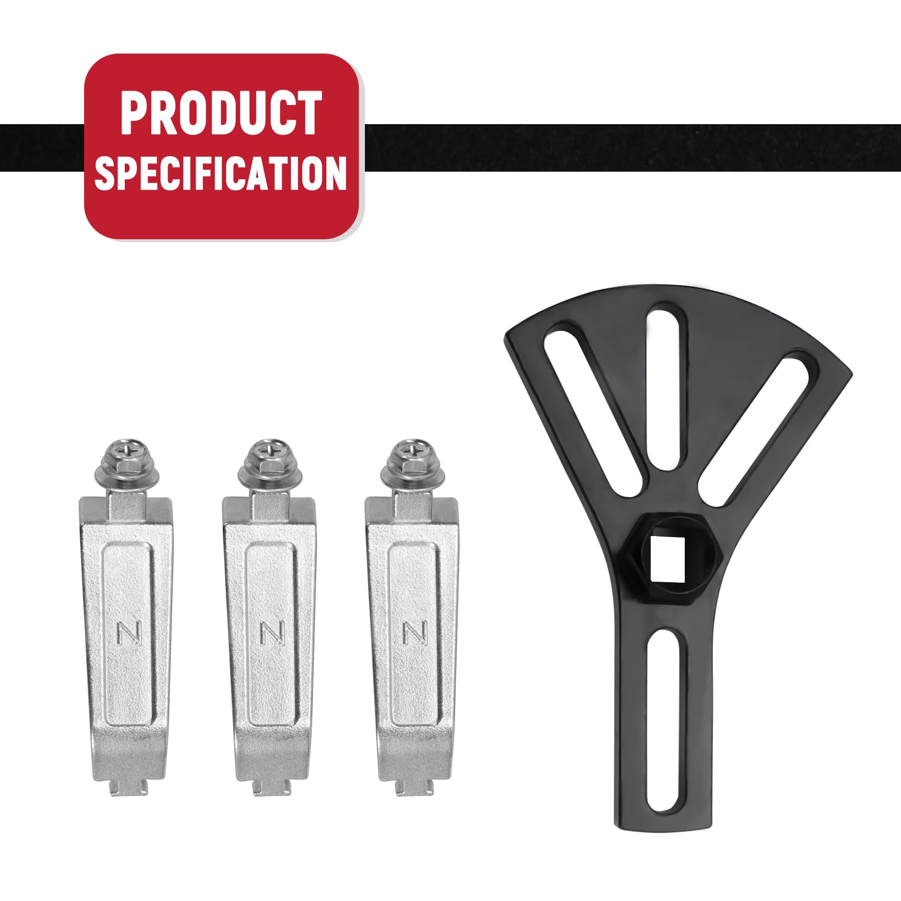 AUPREX Universal Fuel Pump Removal Tool, Adjustable Fuel Pump Lock Ring Tool with 3 Arms, 5.2    to 7.17    Fuel Lid Tank Cover