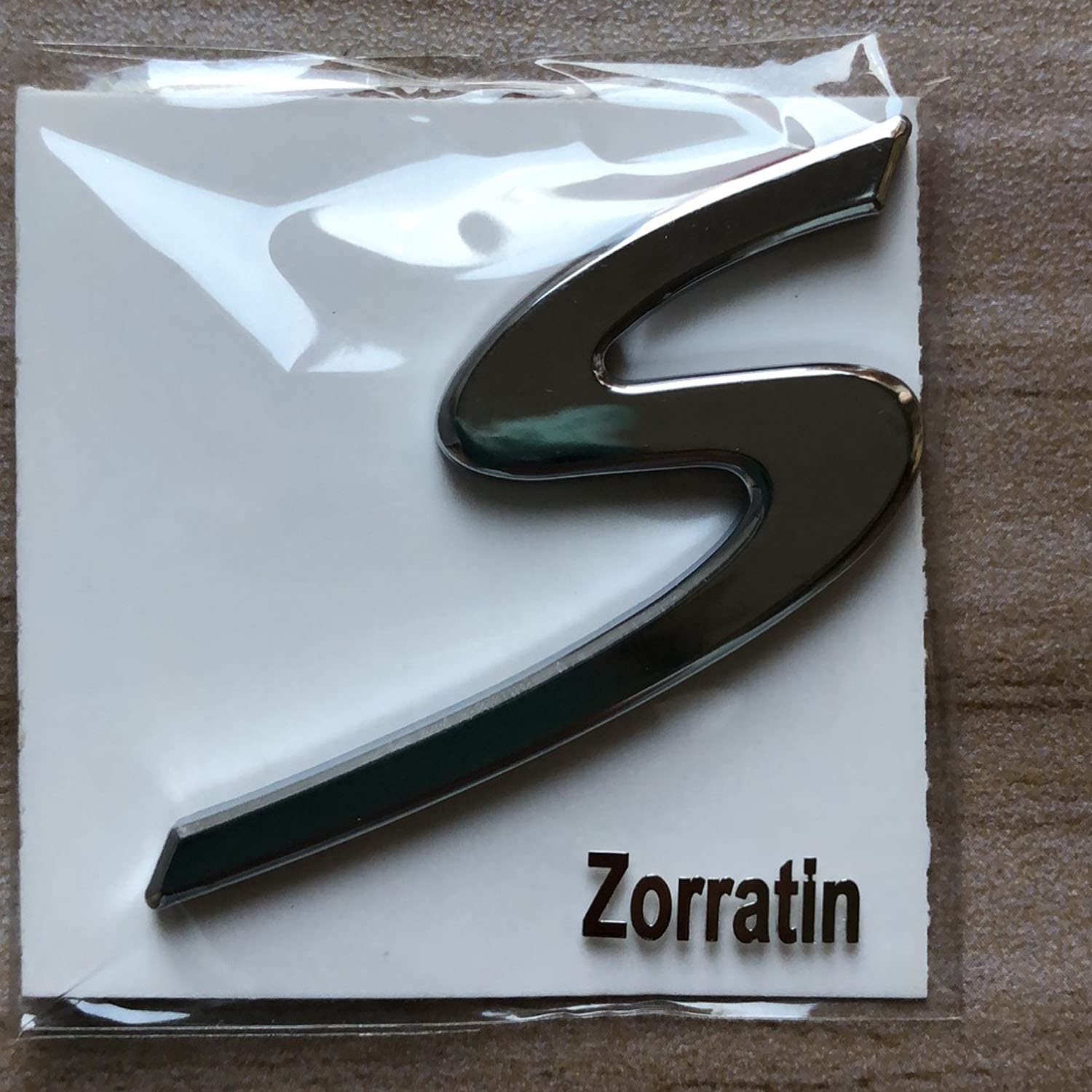Zorratin Chrome 'S' S Letter Rear Trunk Boot Lid Hatch Tailgate Emblem Badge for Porsche 911 Carrera 991 Panamera Boxster Macan Cayenne Turbo 2011+ 2012 2013 2015 2017 2018