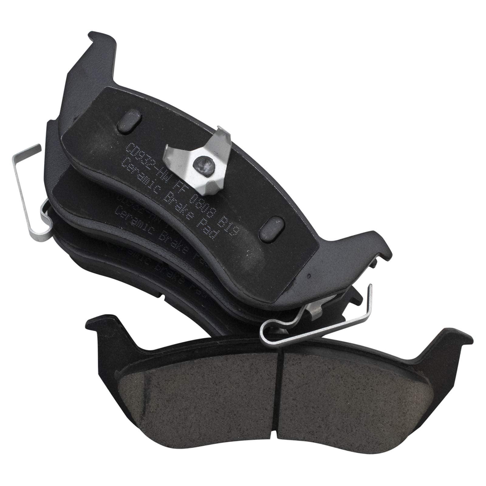 Trq Rear Brake Pad & Rotor Kit Brake Pads Brake Rotor Ceramic Compatible With 2003-2011 Lincoln Town Car
