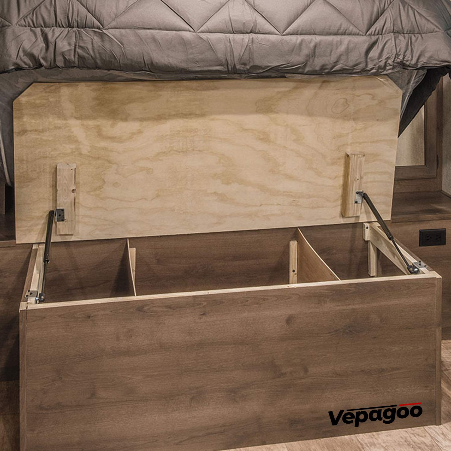 15 Inch 67Lb/300N Per Gas Shock Strut Spring For Tool Box Outdoor Cabinet Rv Bed Floor Hatch Door And Other Custom Heavy Duty Bo