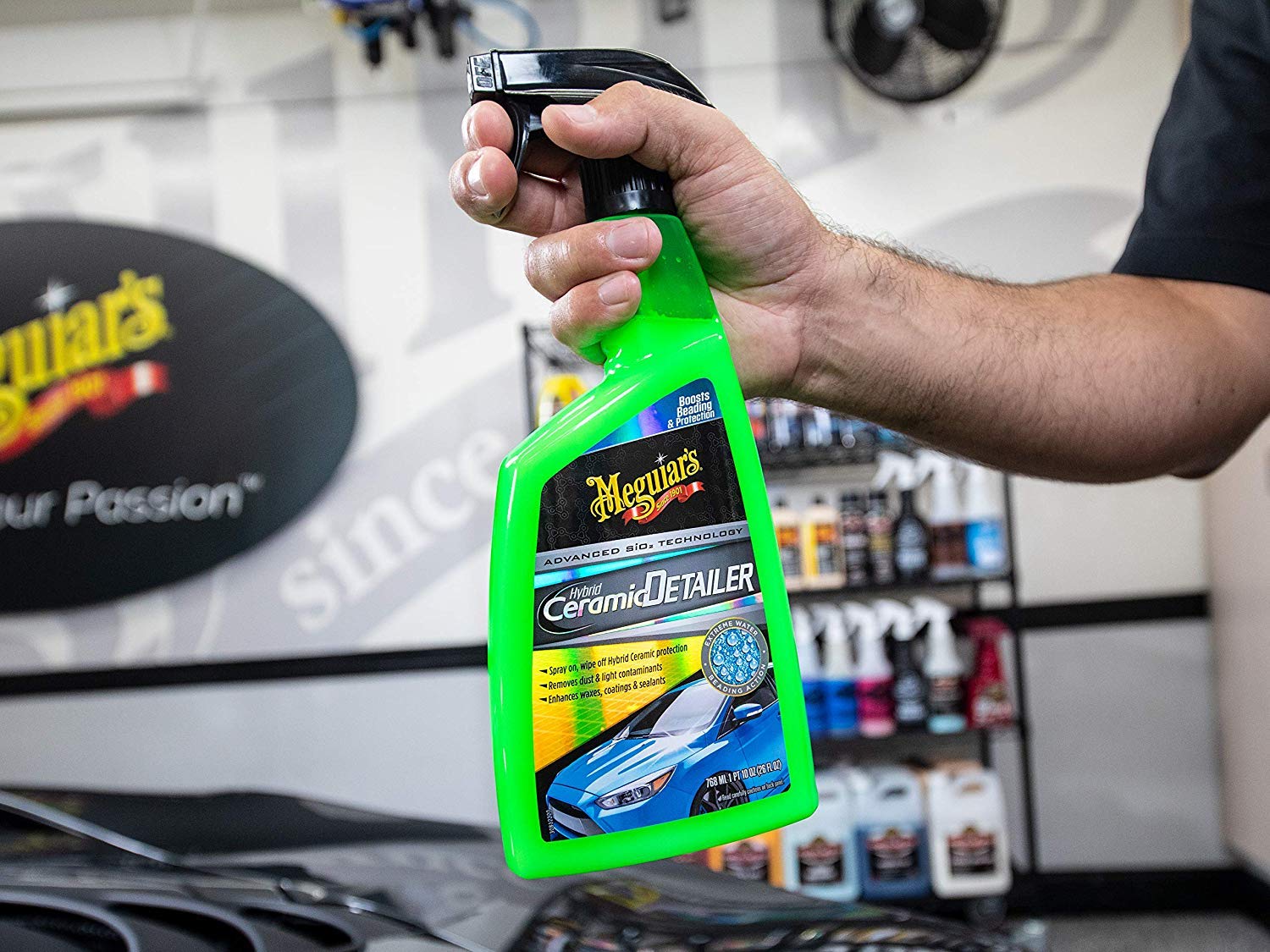 Meguiar's Meguiars Hybrid Ceramic Detailer - Remove Contaminants, Boost Gloss & Enhance Protection, 768 mL - G200526C