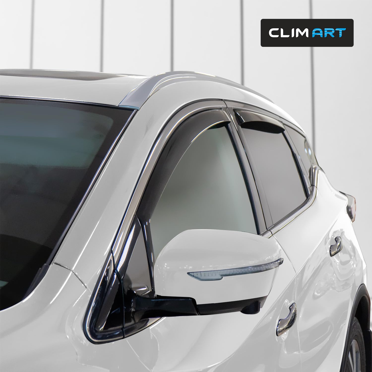 Clim Art In-Channel Incredibly Durable Rain Guards For Nissan Murano 2015-2024, Original Window Deflectors, Vent Window Visors,