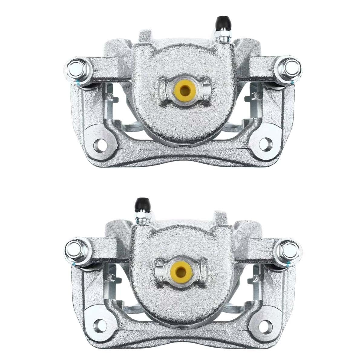 Autoshack Front Brake Calipers Assembly With Bracket Pair Of 2 Driver And Passenger Side Replacement For 2014-2015 Kia Sorento 3.3L V6 Awd Fwd Bc7464Spr