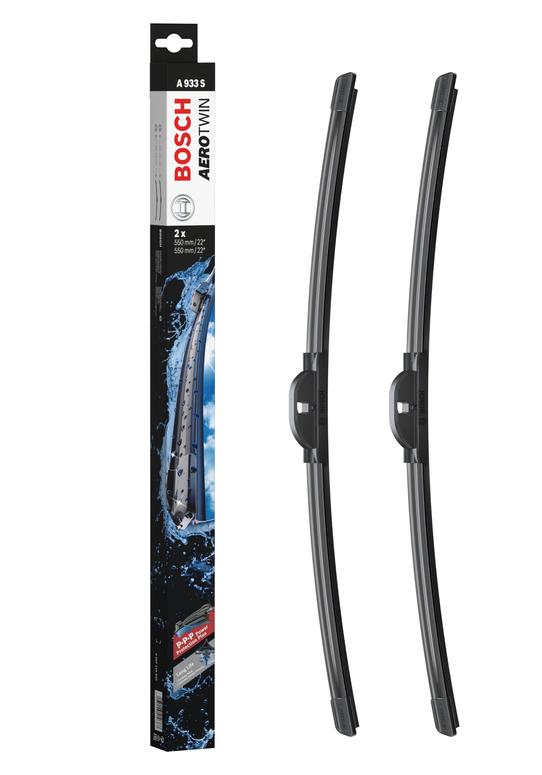 Bosch Automotive Aerotwin 3397118933 Original Equipment Replacement Wiper Blade - 22/22 (Set Of 2)