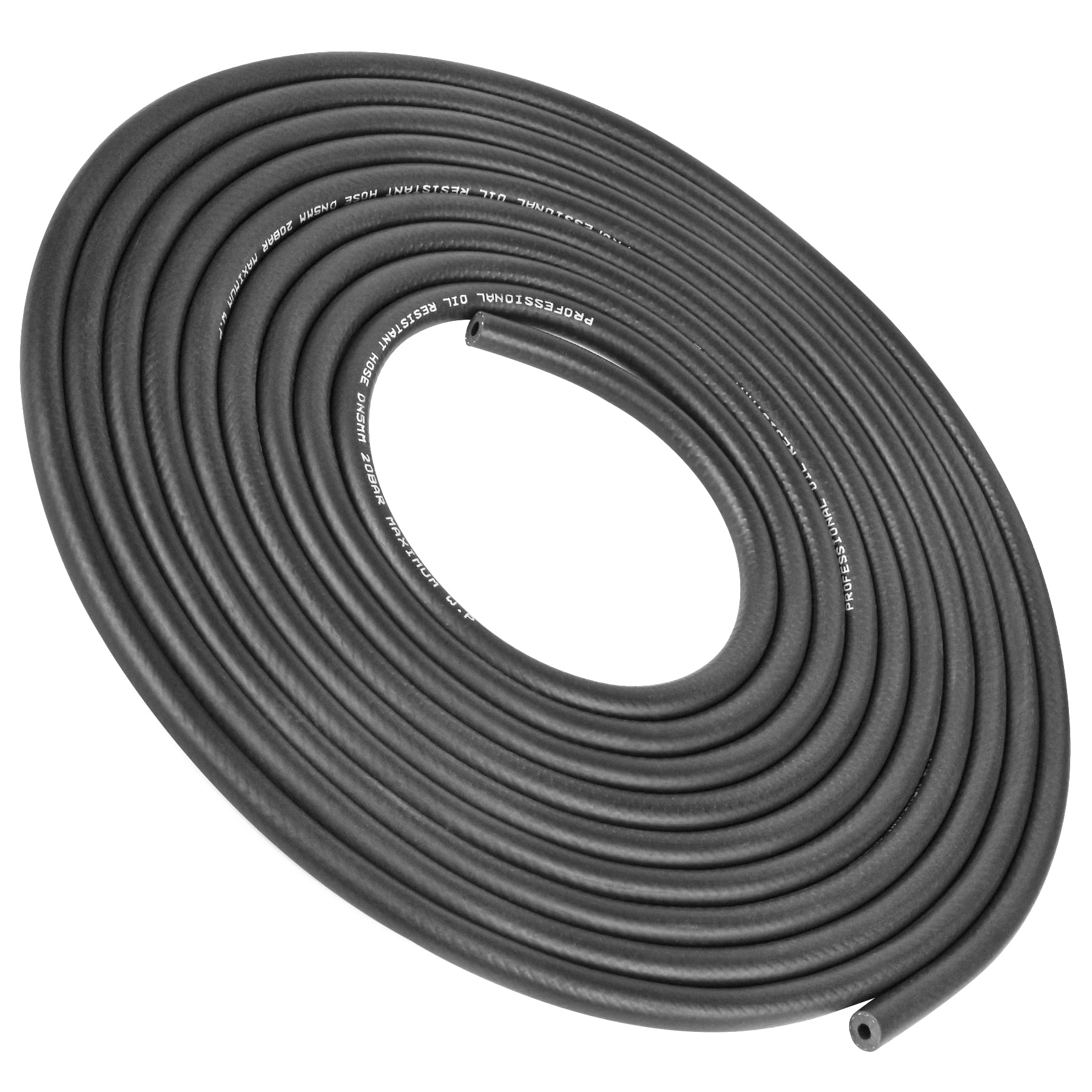 3/16 Inch (5Mm) Id Fuel Line Hose 10Ft Nbr Rubber Push Lock Hose High Pressure 300Psi For Automotive Fuel Systems Engines