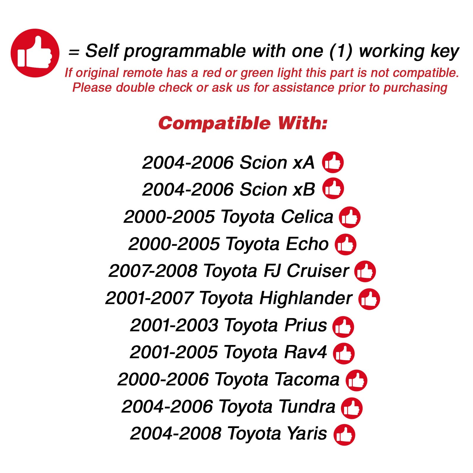 Keylessoption 4 Item Bundle 2 Key Fobs Keyless Entry Remotes For Hyq12Bbx Plus 2 Uncut Ignition Keys