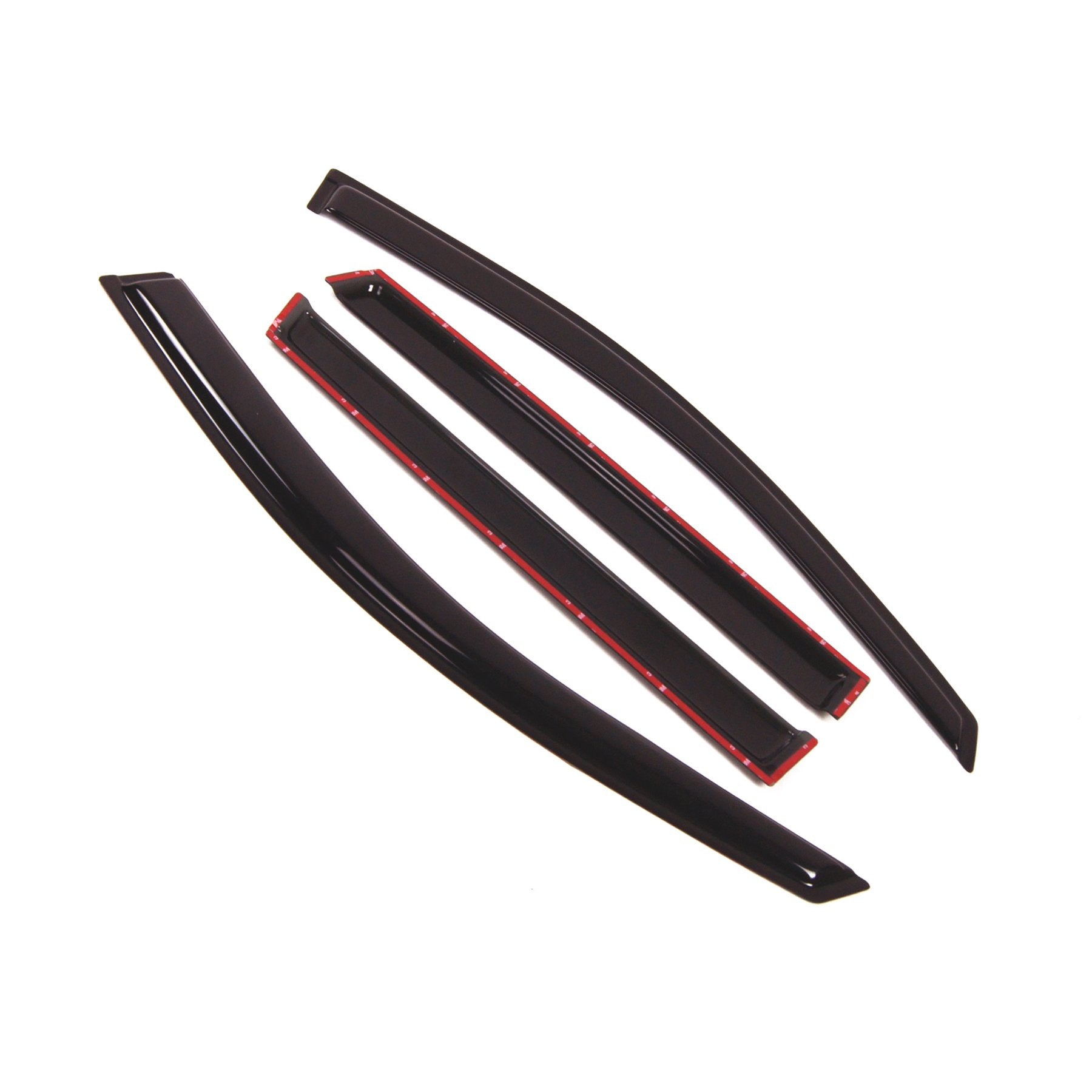 Car Window Rain Guard | Outside Mount Visors Auto Side Window Deflectors | Windows Visor Rain Shields Compatible With 2009-2017